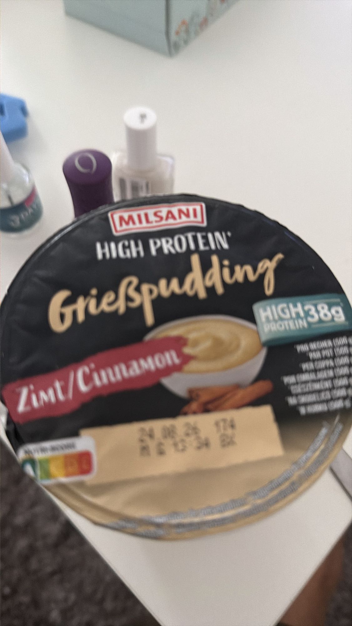 Grießpudding Zimt