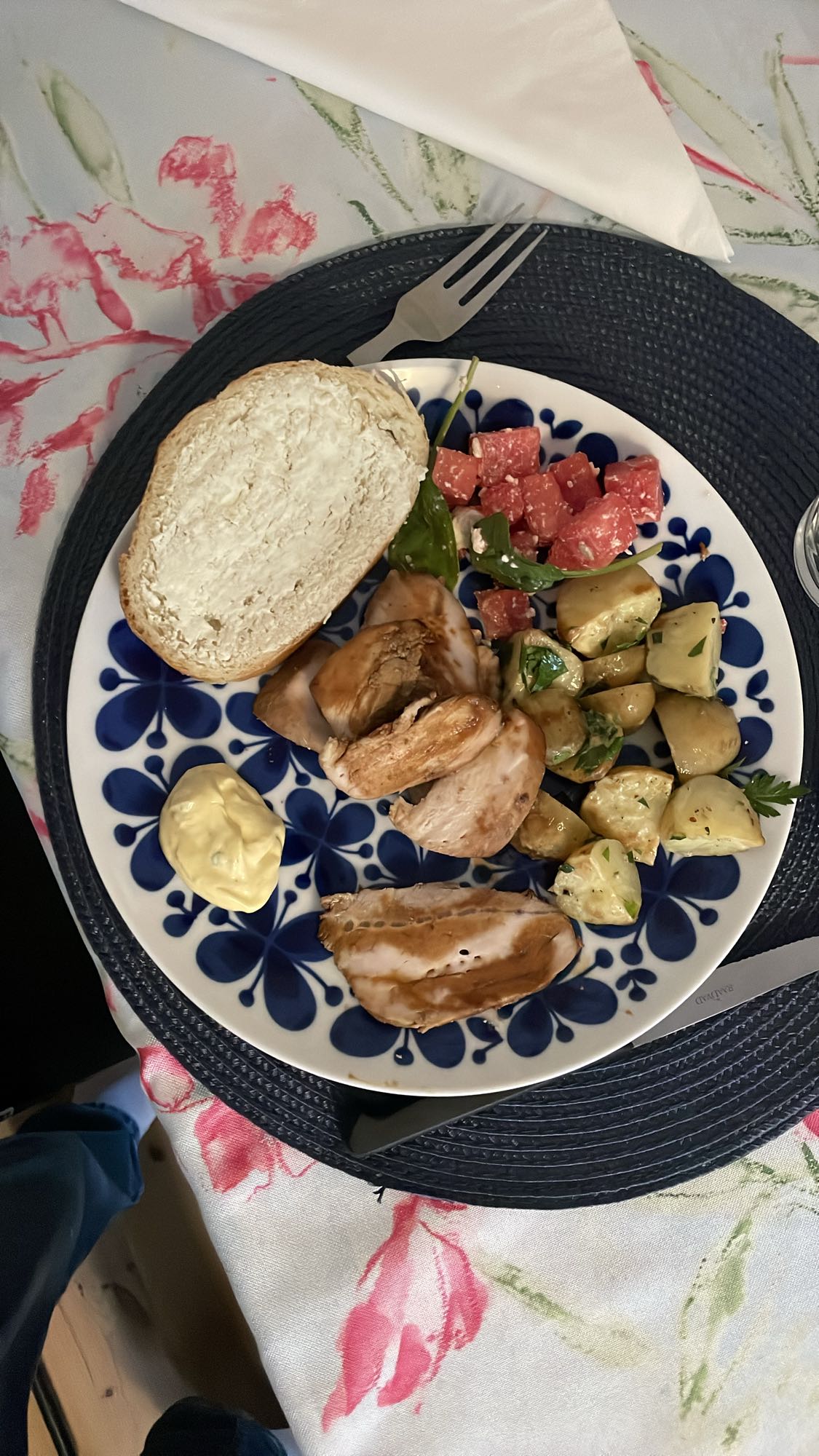 Kyckling med potatissallad