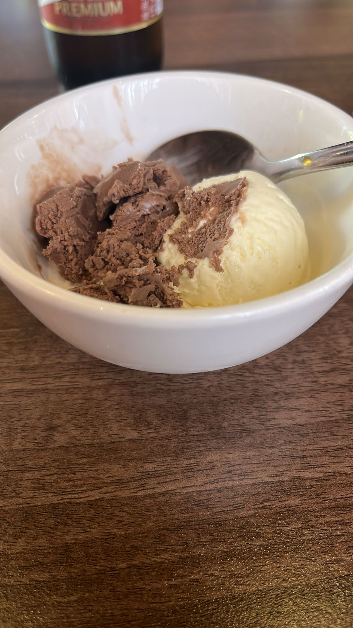 Glass med choklad