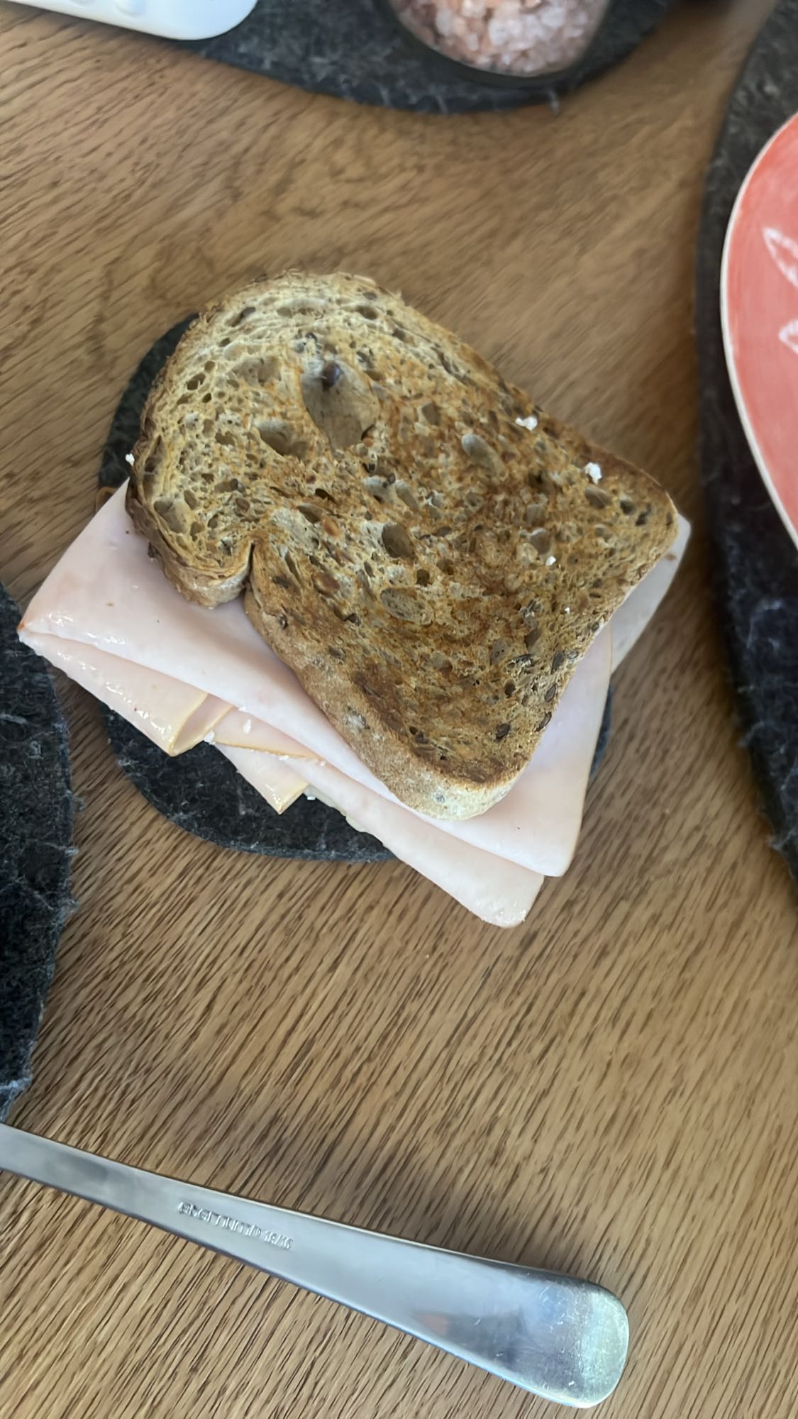Toast con tacchino