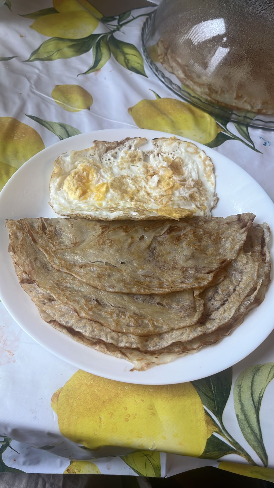 Flatbread with Fried Egg