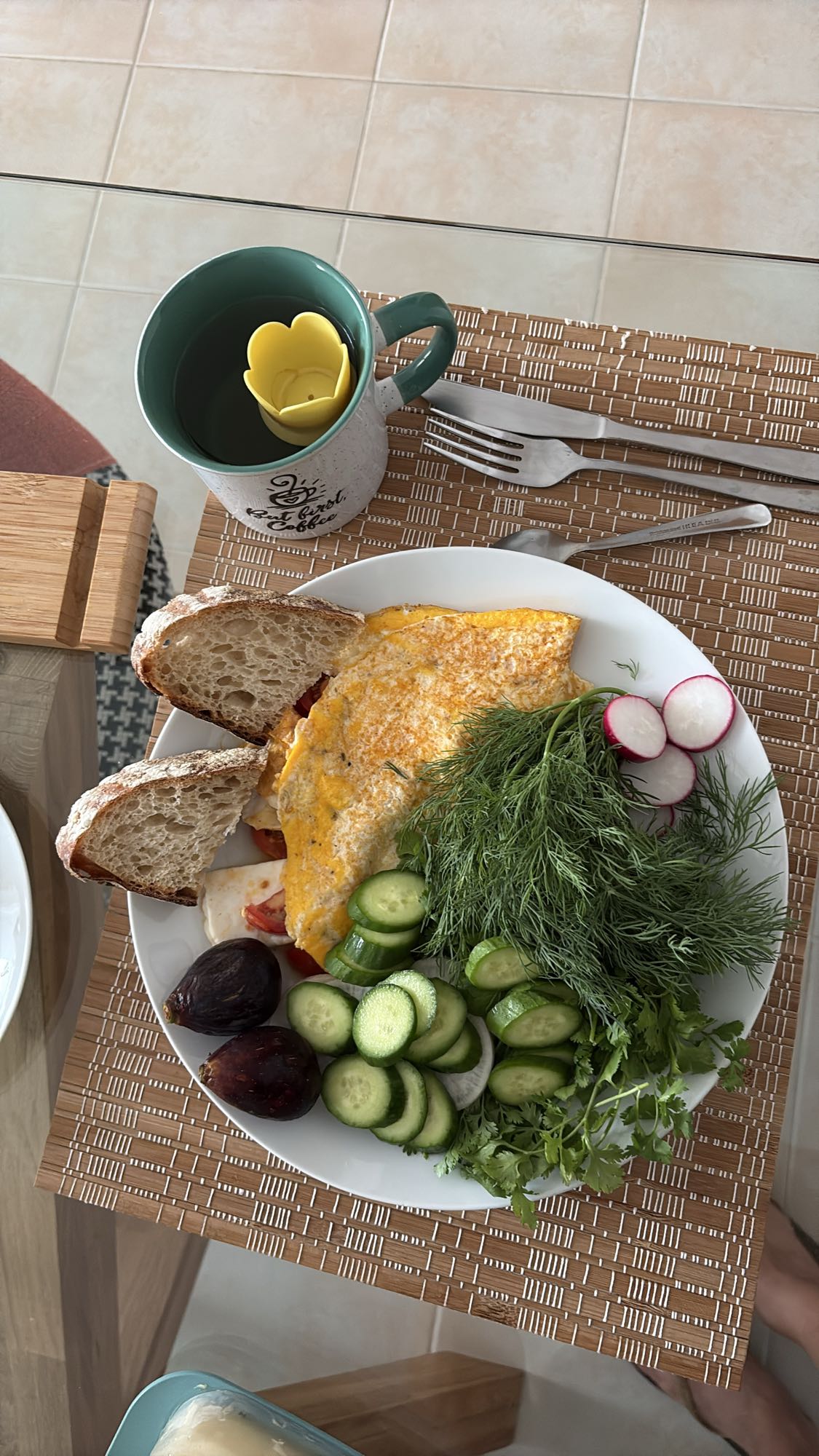 Omelette Veg Plate