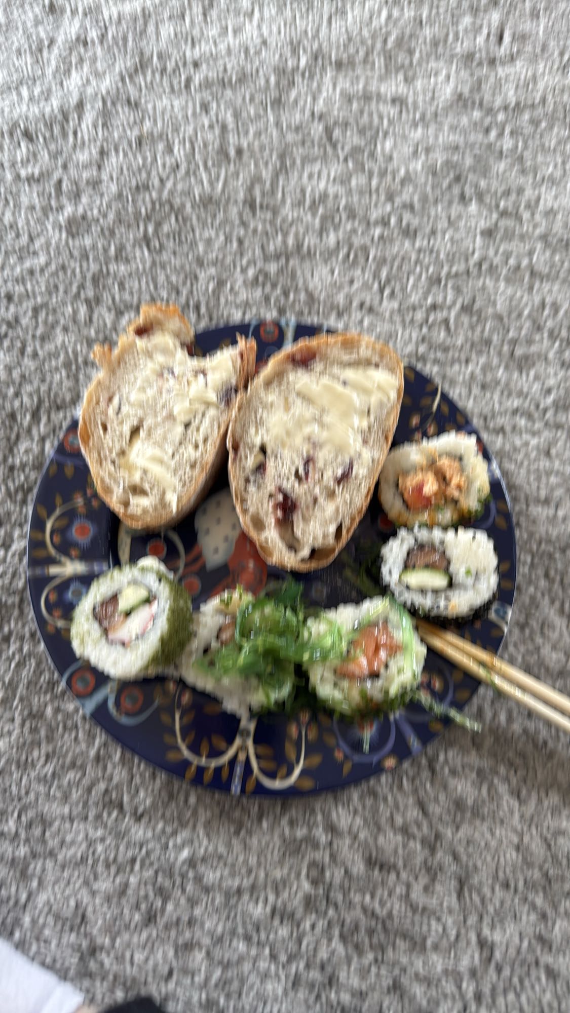 Sushi and Butter Bread