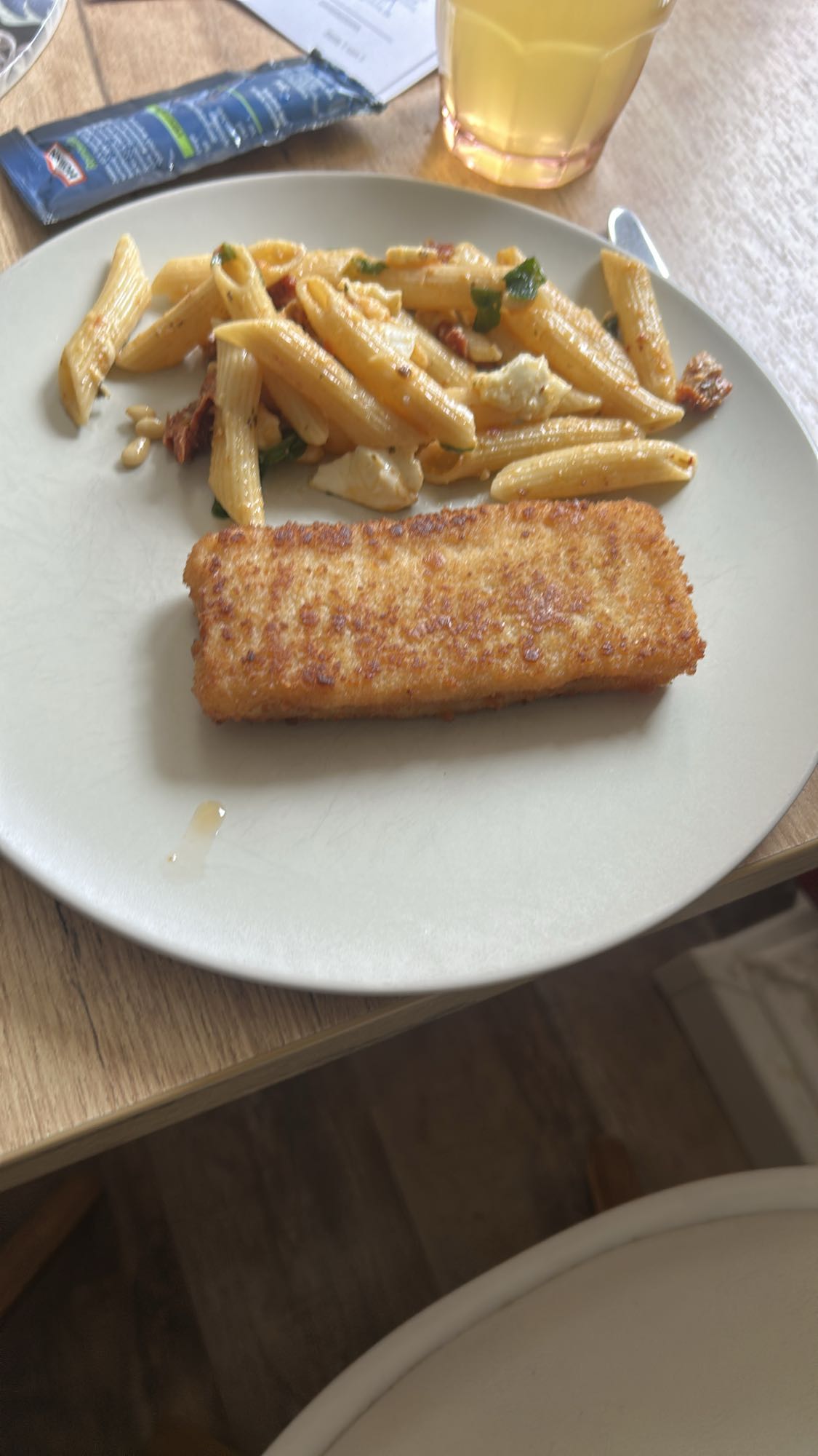 Pasta mit Fischfilet
