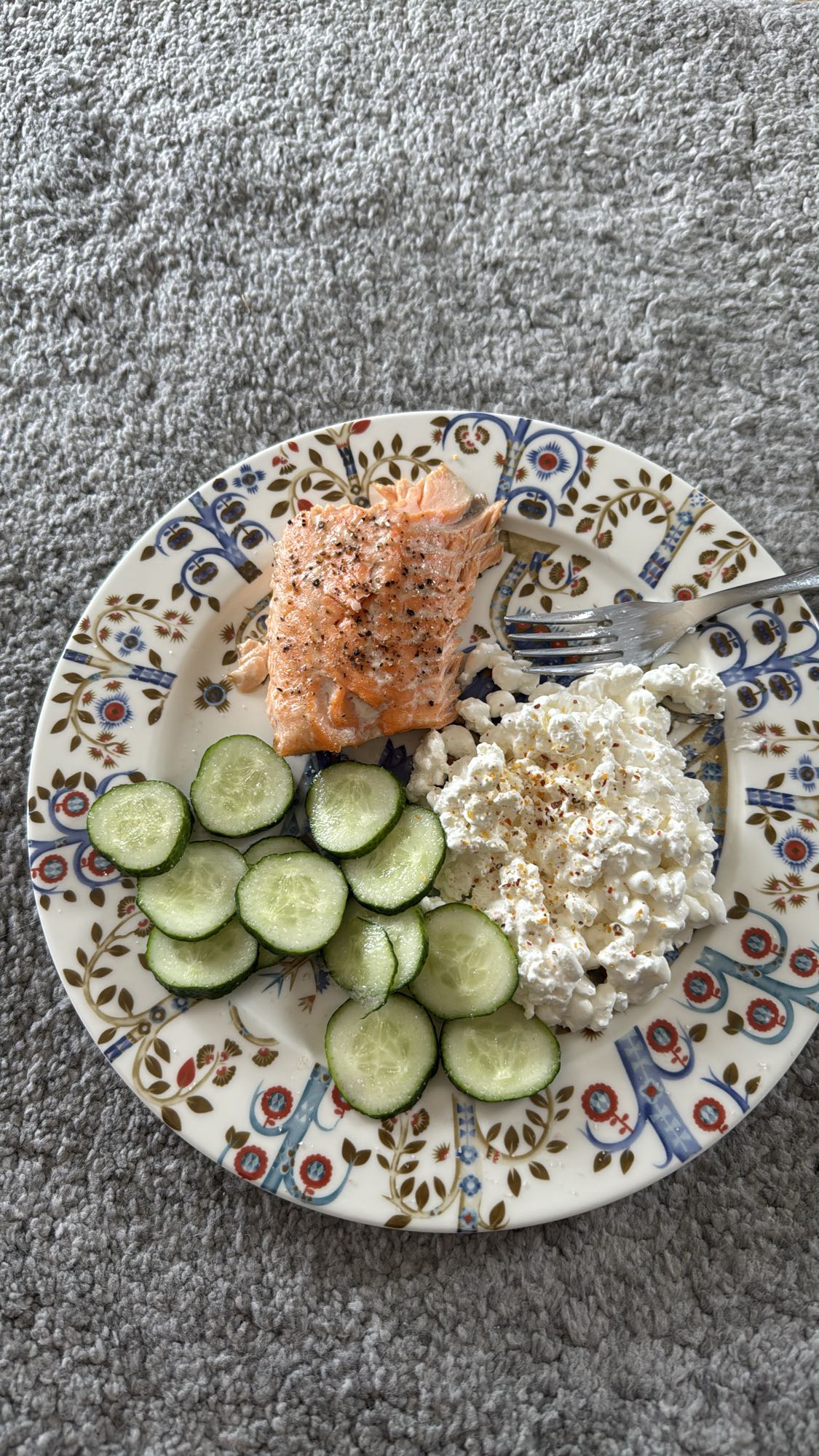 Salmon Cottage Plate