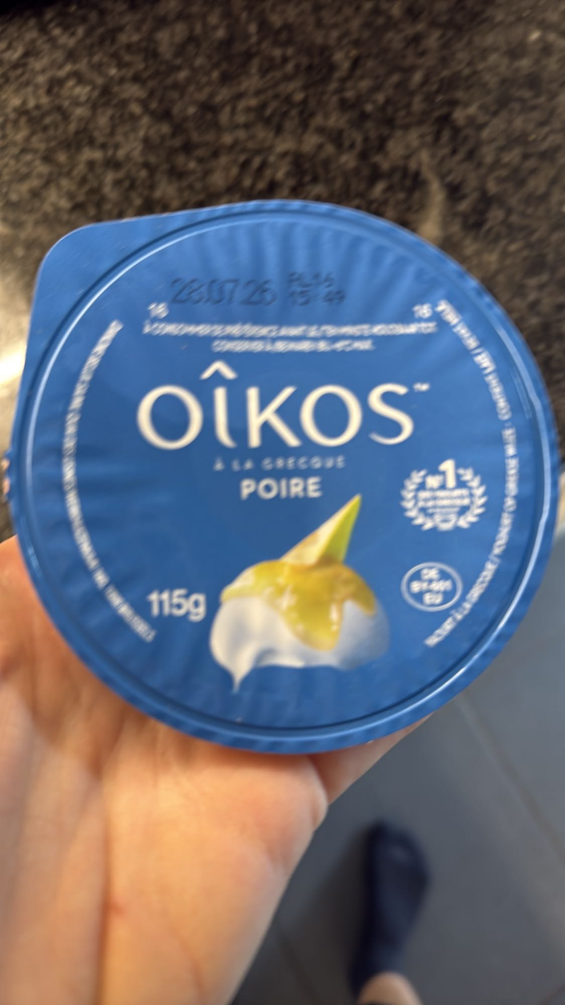 Griekse yoghurt peer