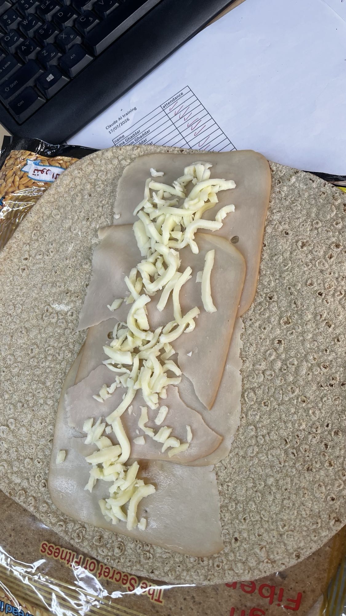 Turkey Cheese Wrap