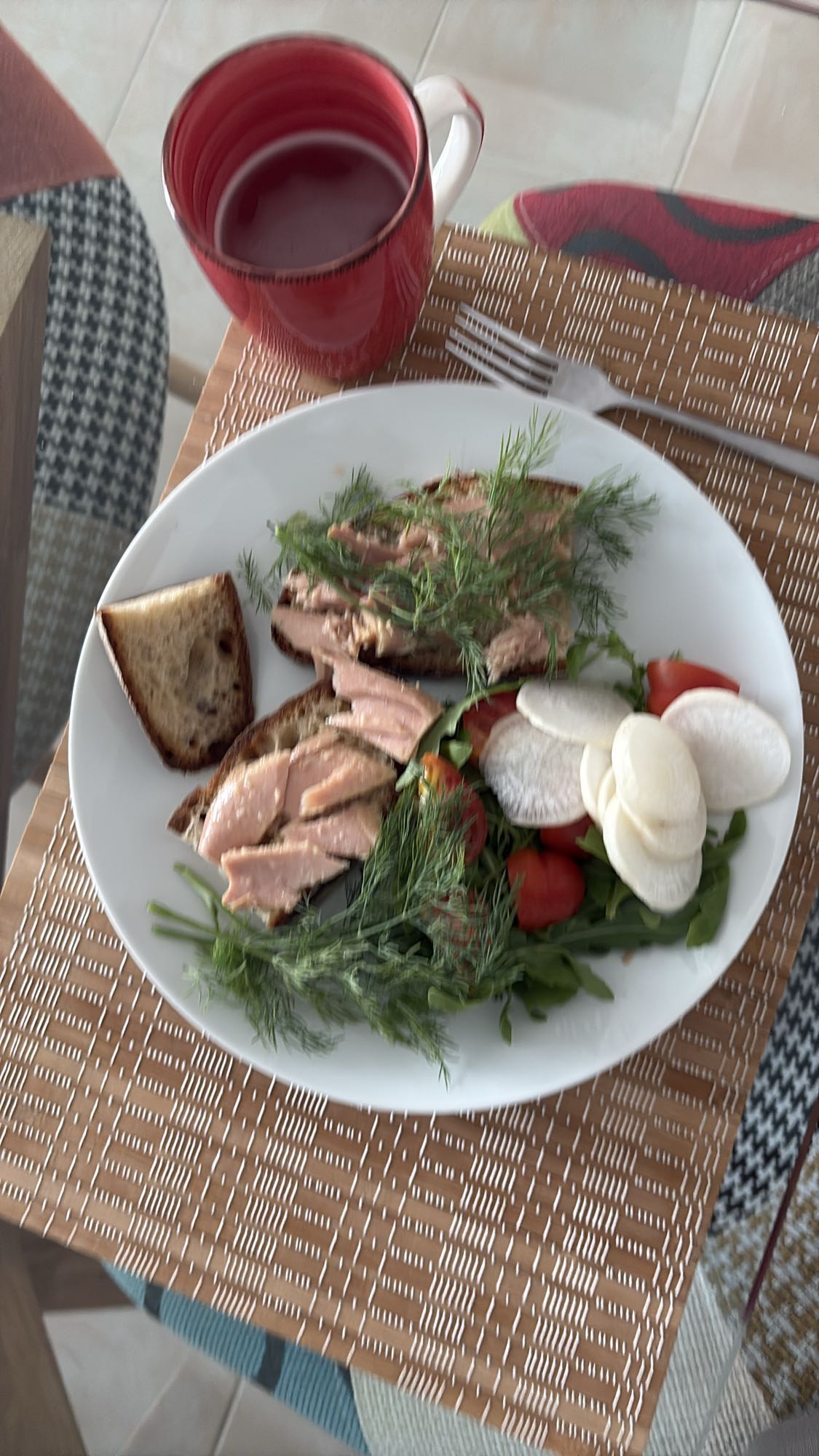 Tuna Toast Salad