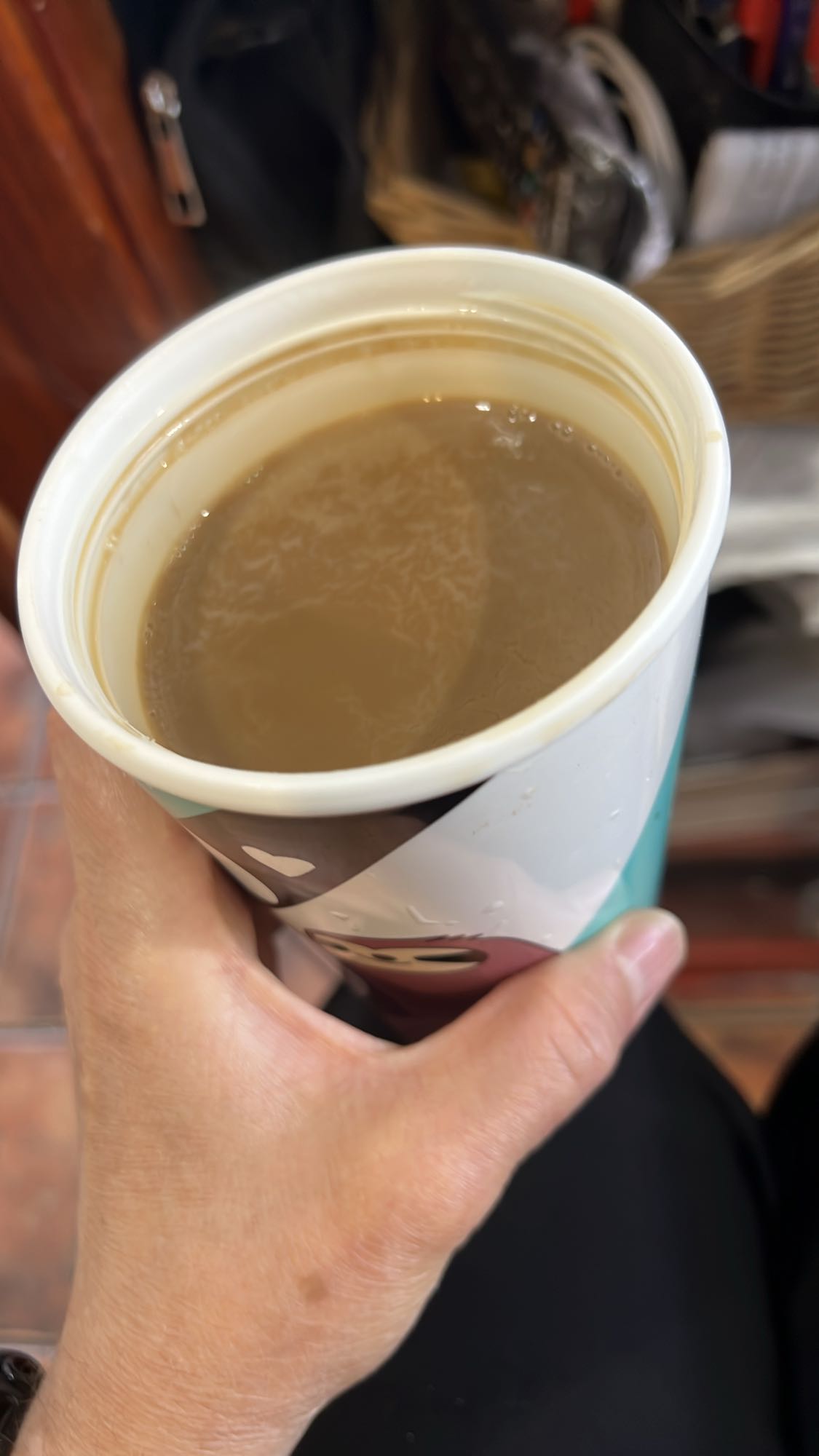 Kaffe med mjölk