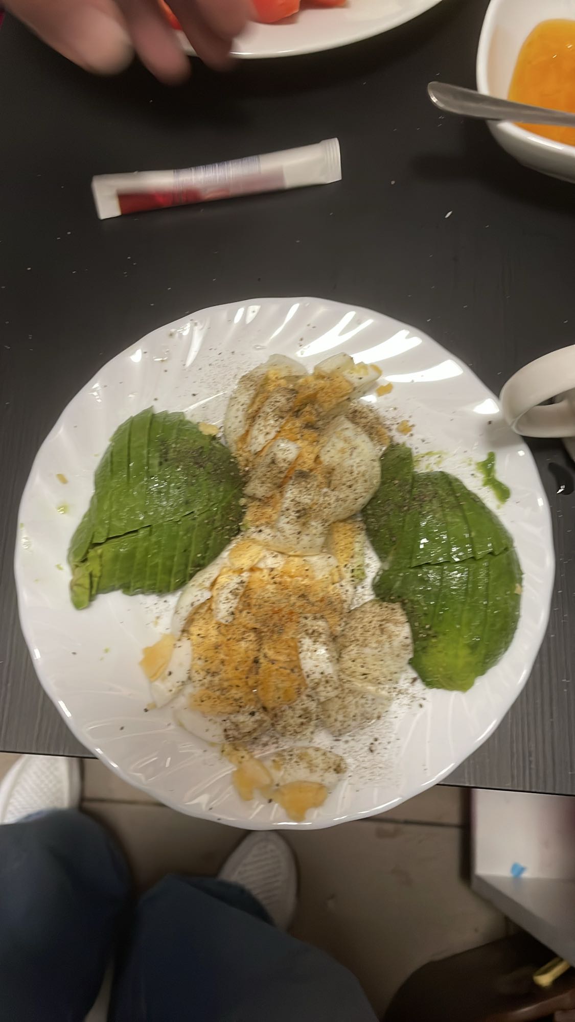 Avocado Eggs Plate