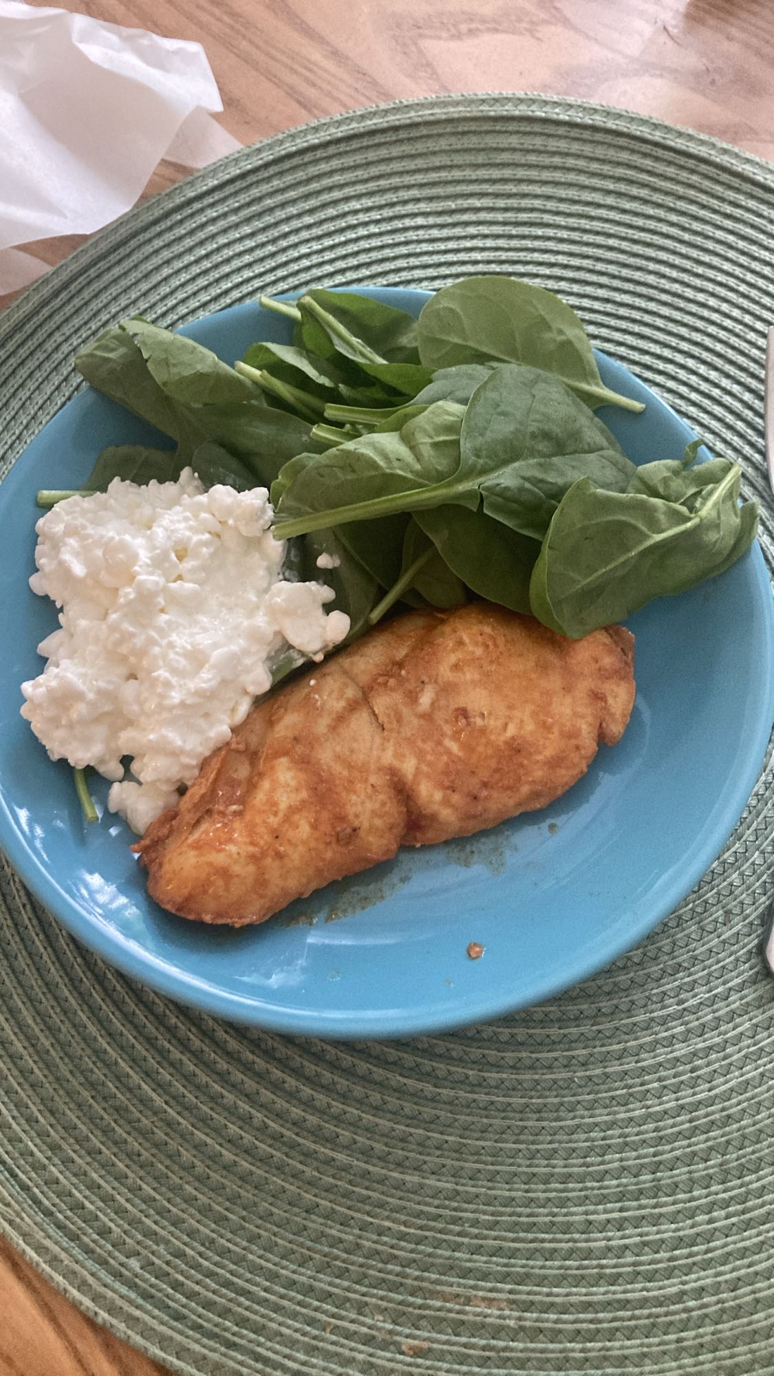 Kyckling med spenat