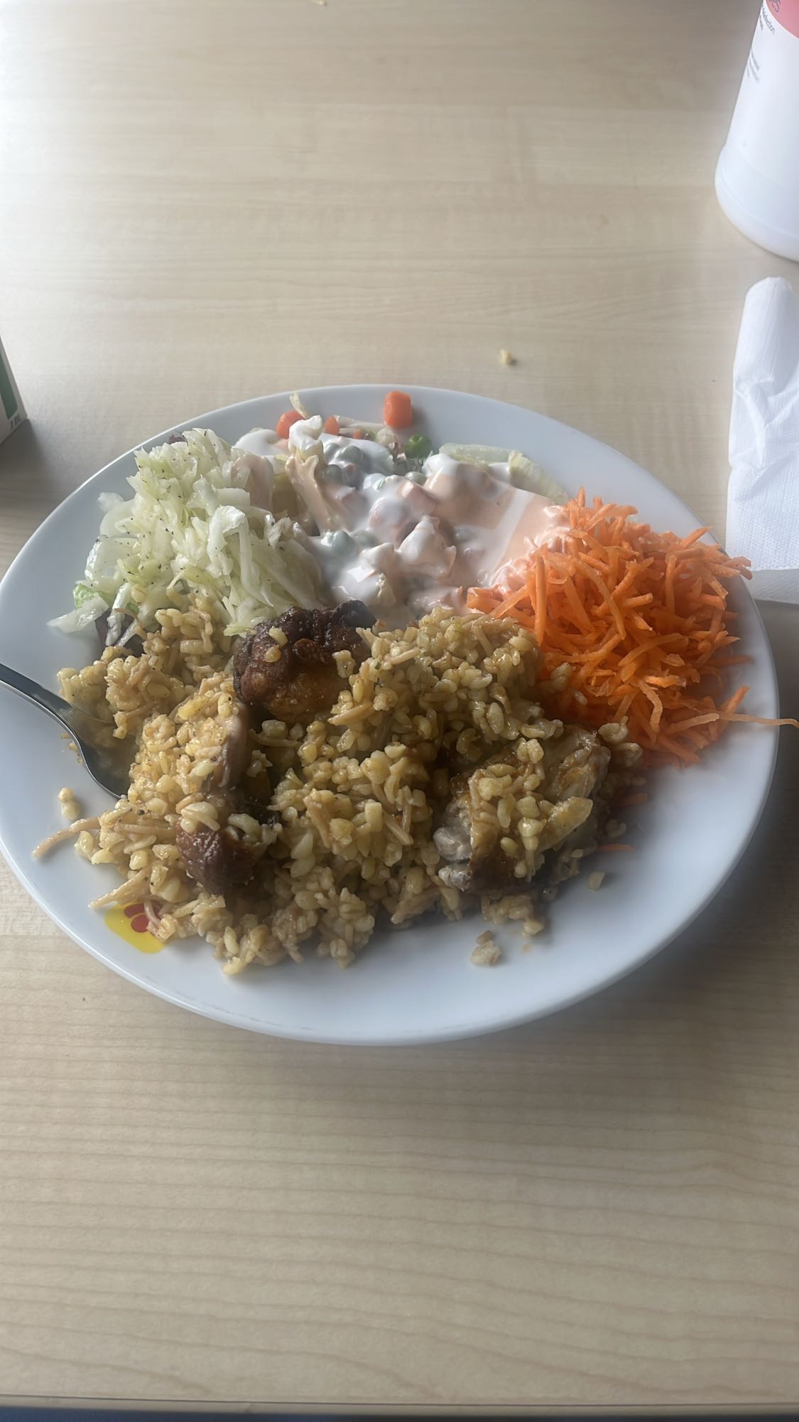 Rice Chicken Salad Plate