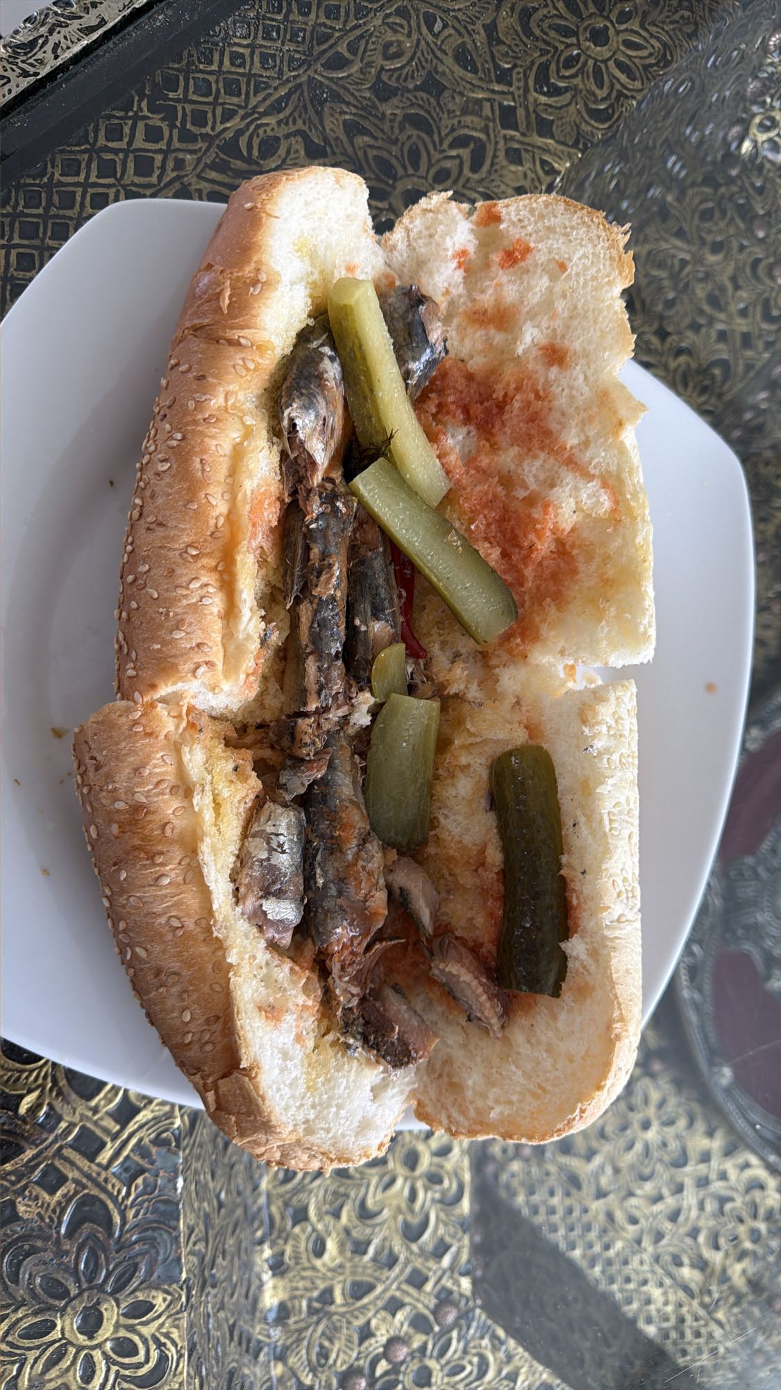 Broodje sardines