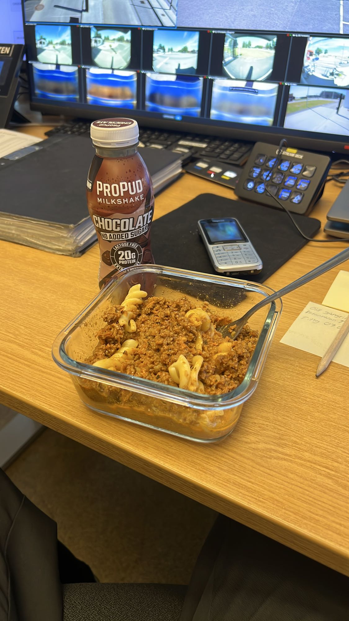 Köttfärspasta med shake