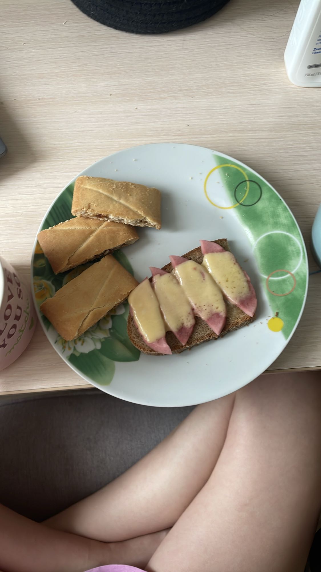 Bread and cheese plate