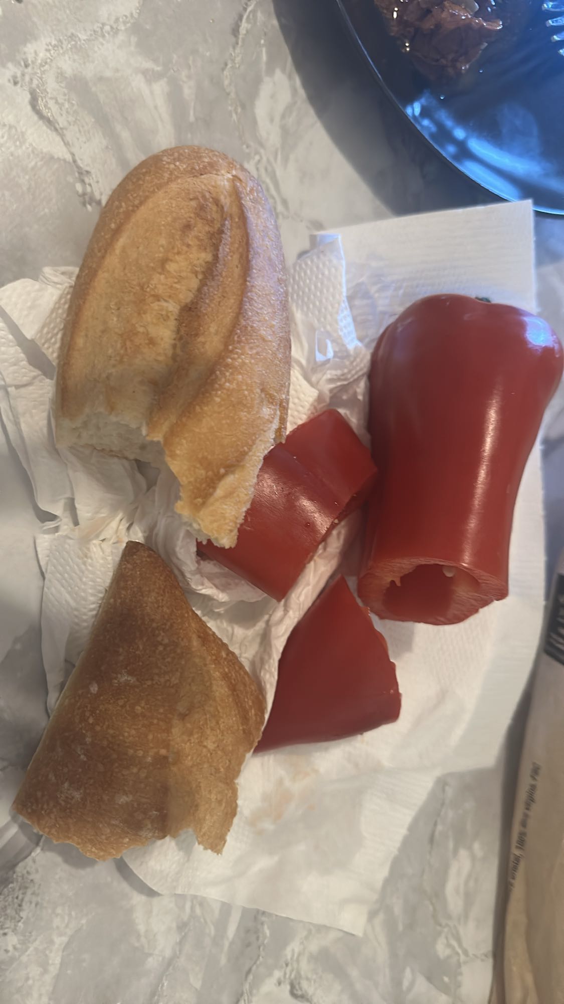 Bread and Red Pepper