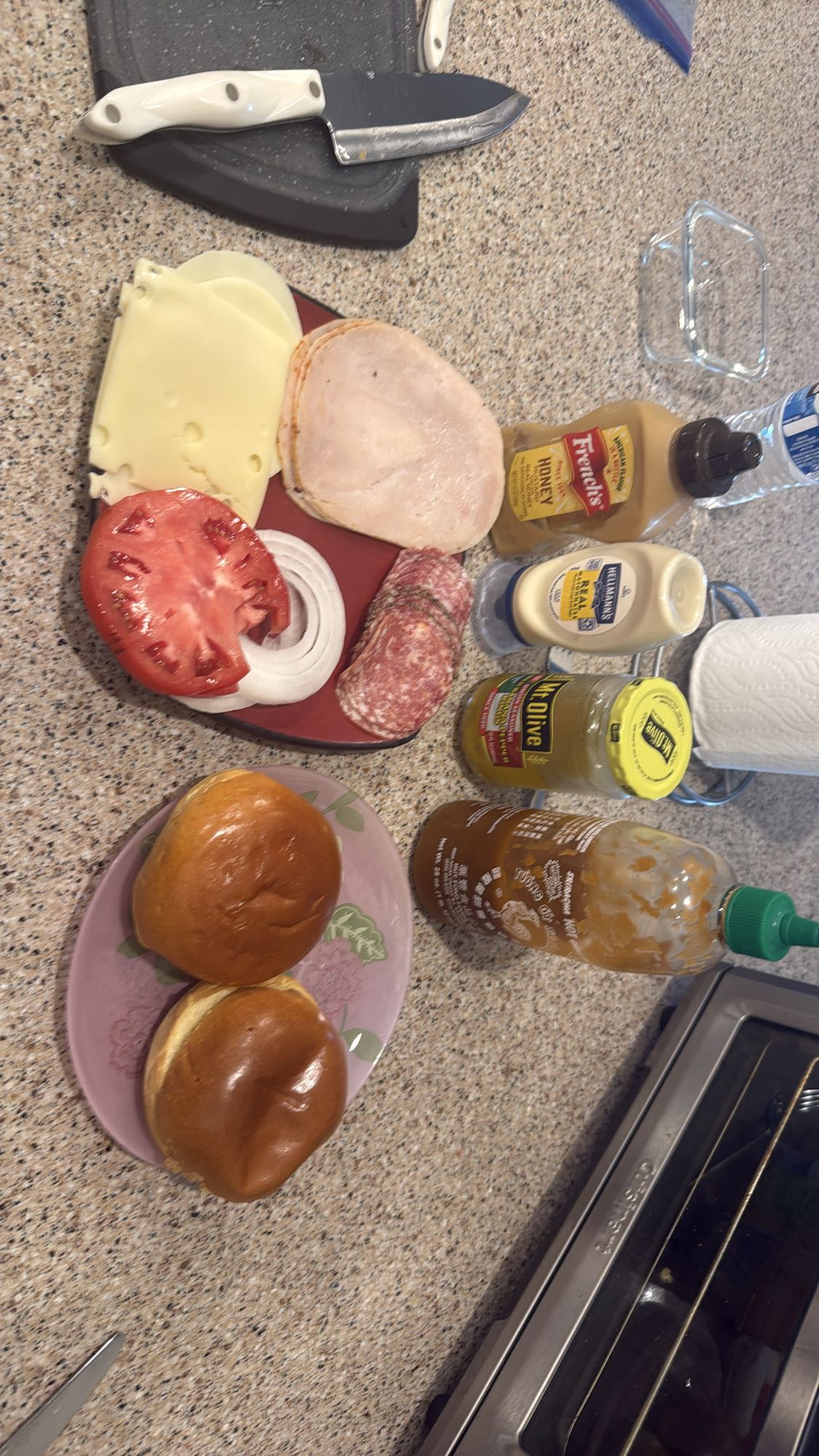 Half Deli Sandwich Plate