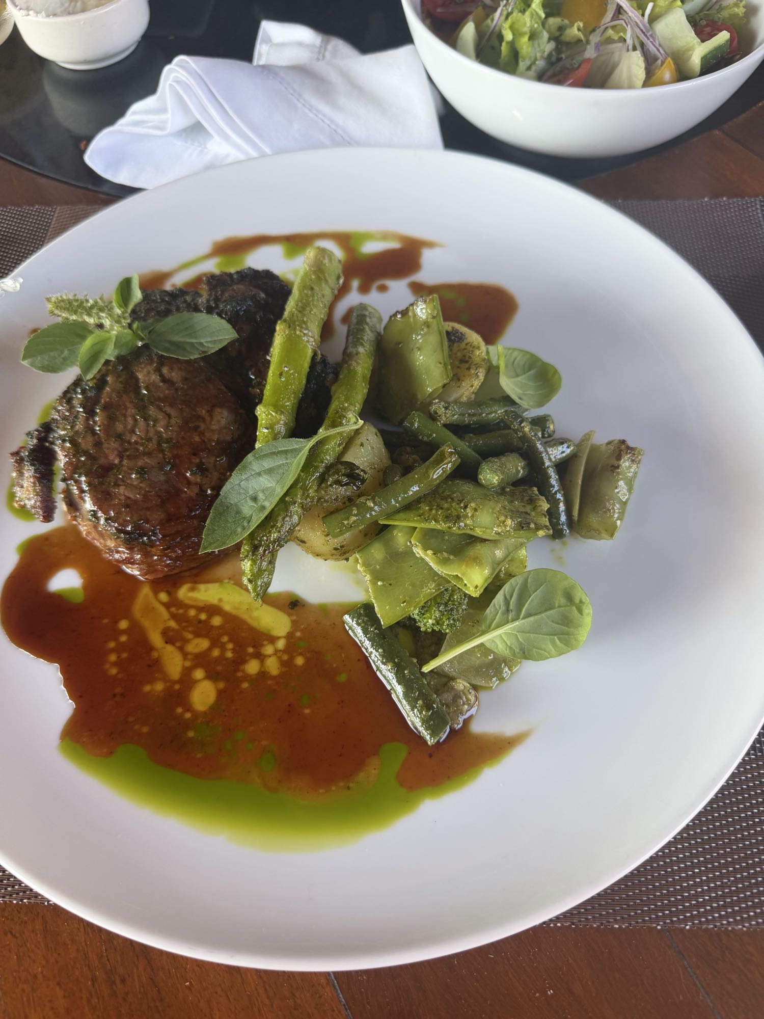 filete con verduras
