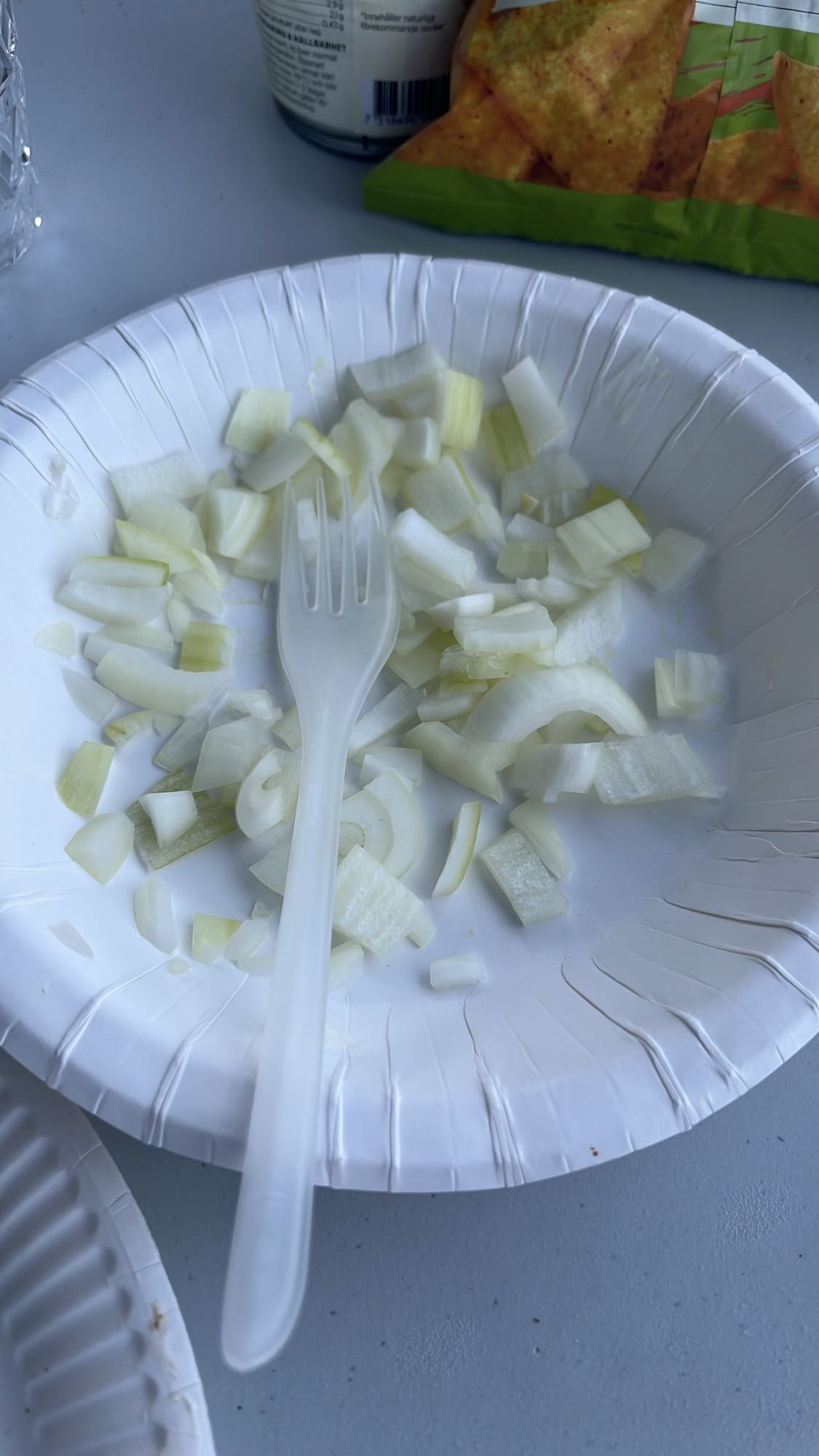 Hackad lök