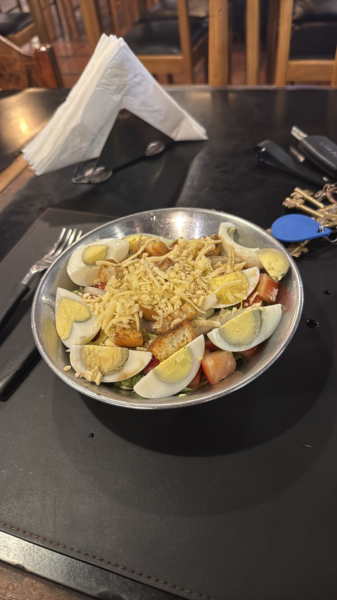 ensalada con huevo