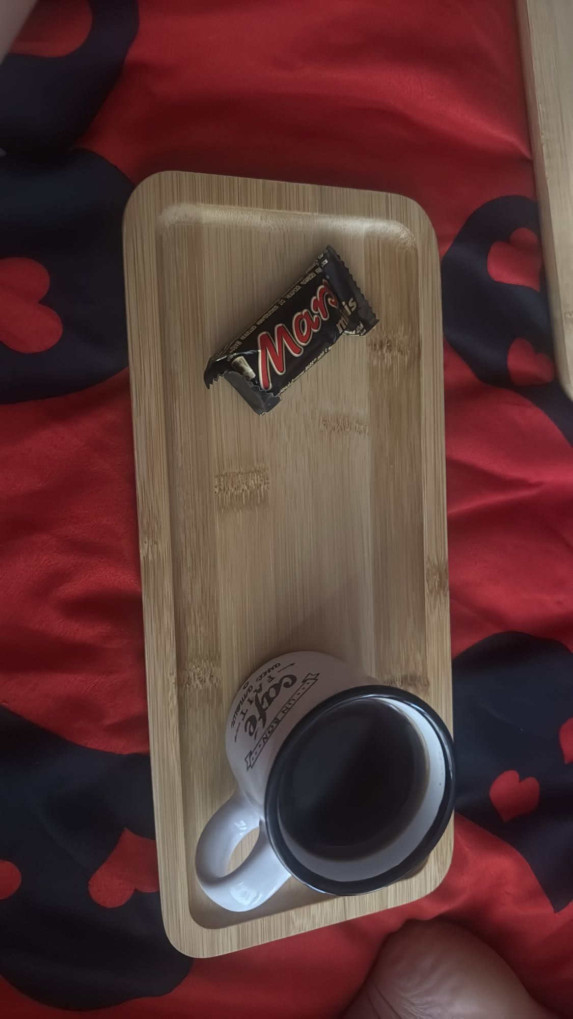 Coffee and Mars Bar
