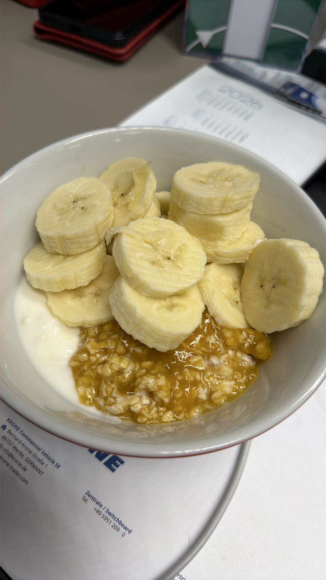 Joghurt mit Banane