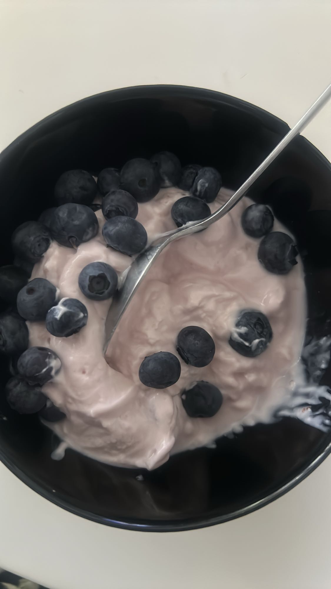 Joghurt mit Blaubeeren