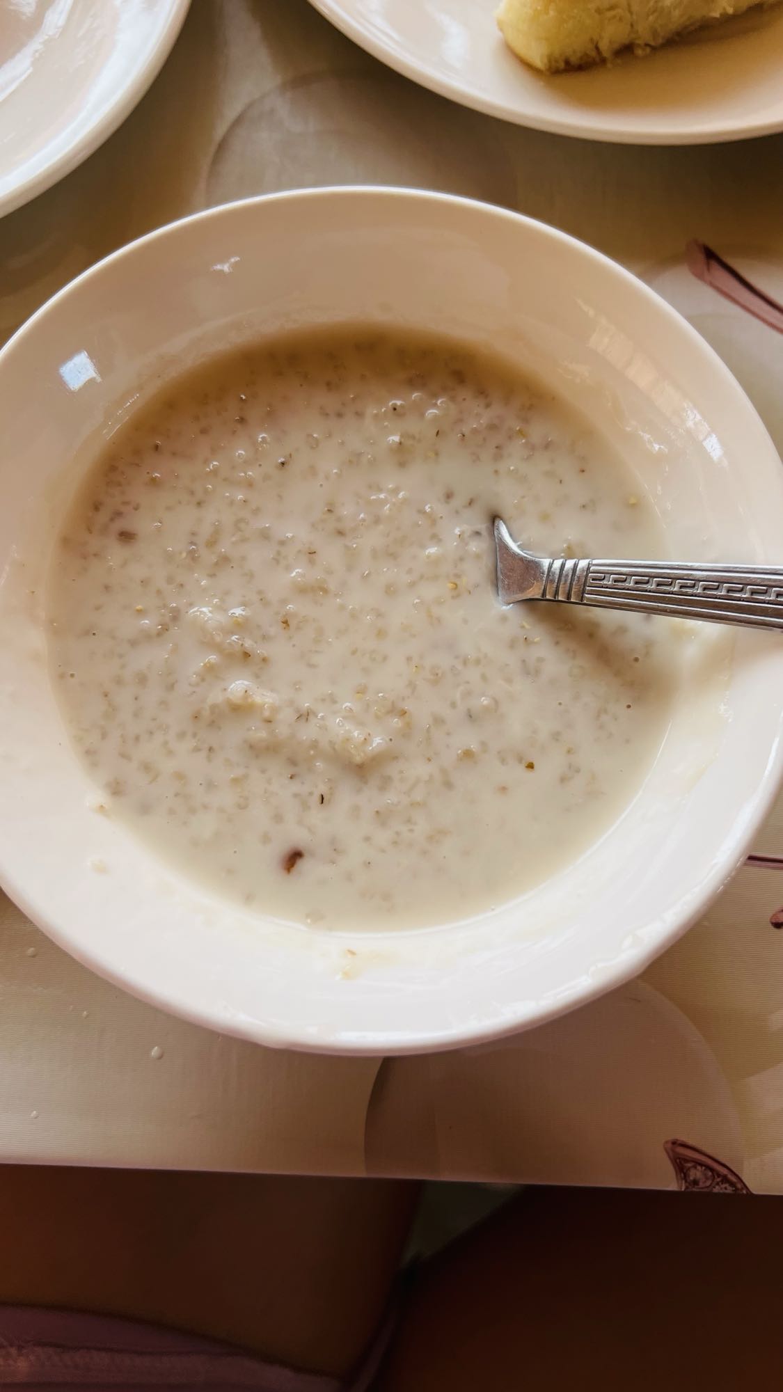 Овсяная каша на молоке