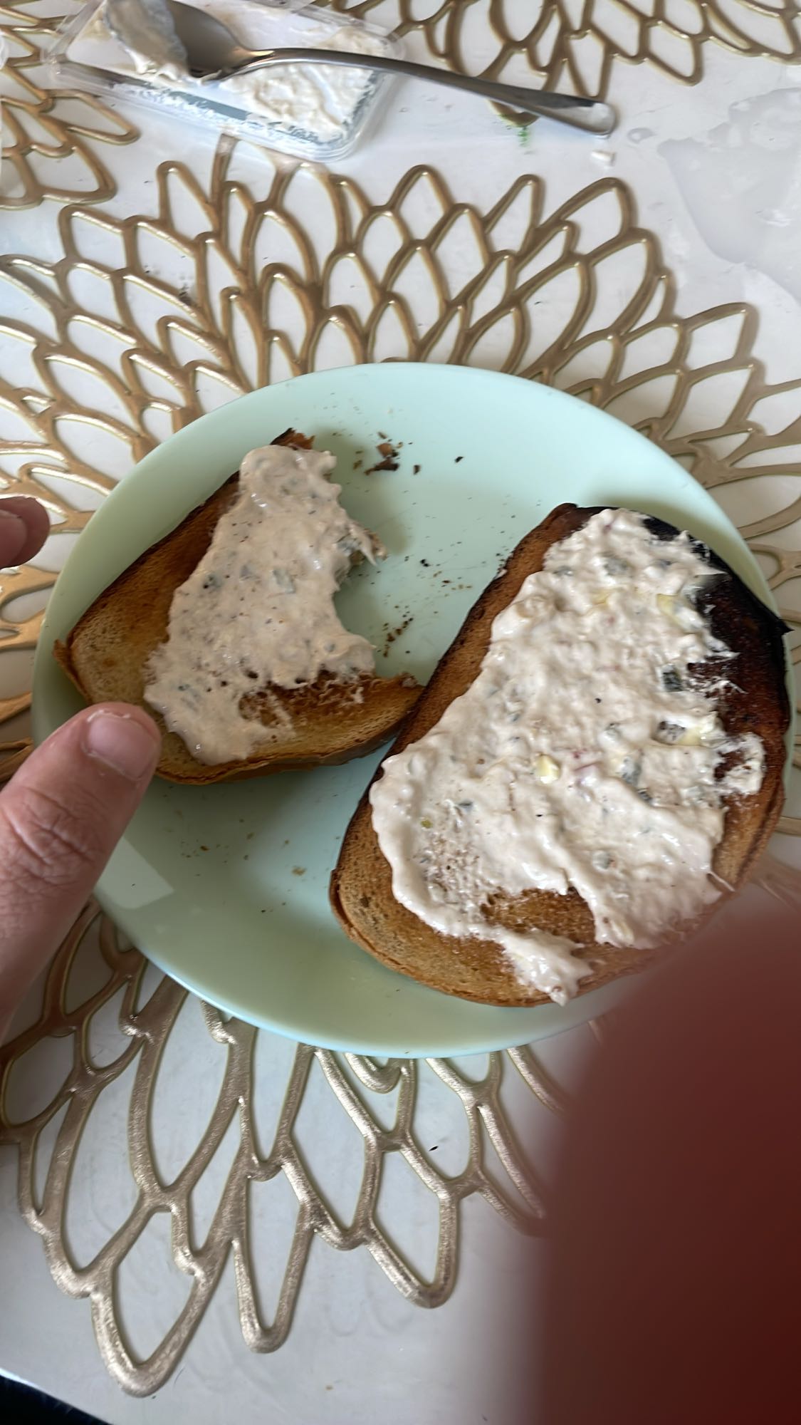 Rostat bröd med röra