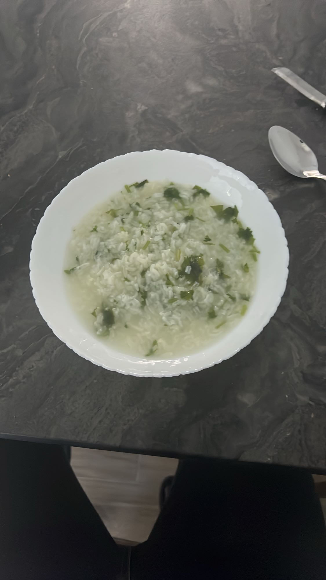 բրնձով կանաչ ապուր