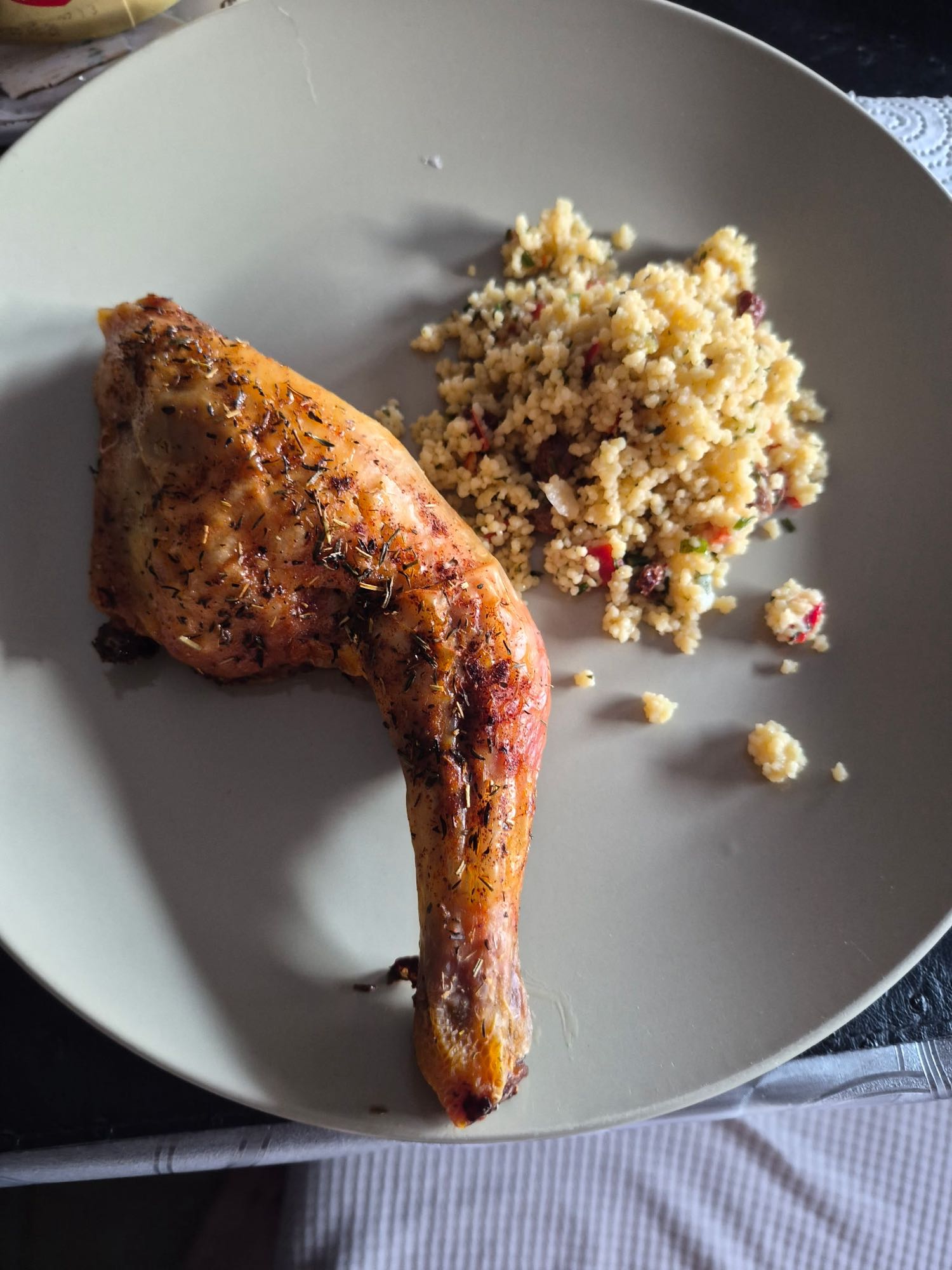 Poulet et couscous
