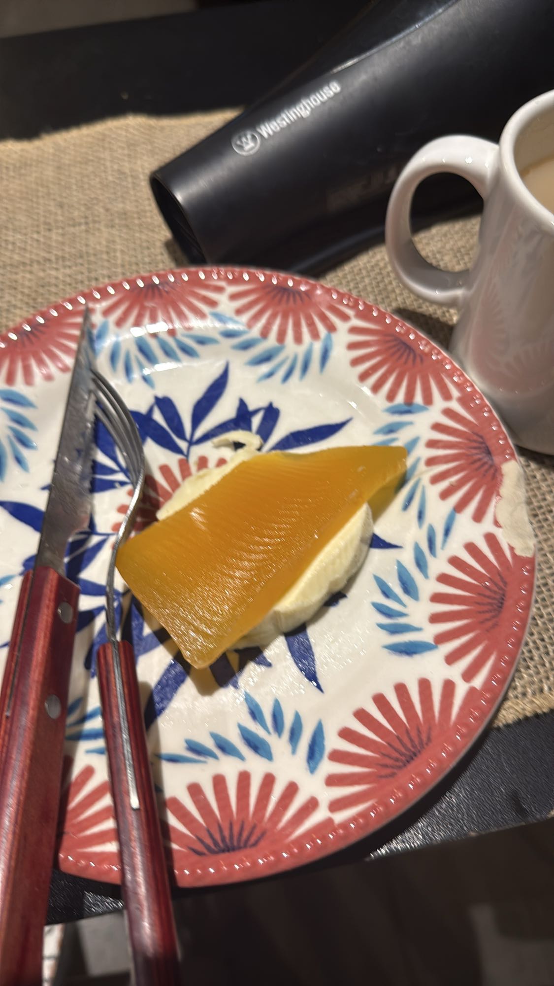 queso con durazno