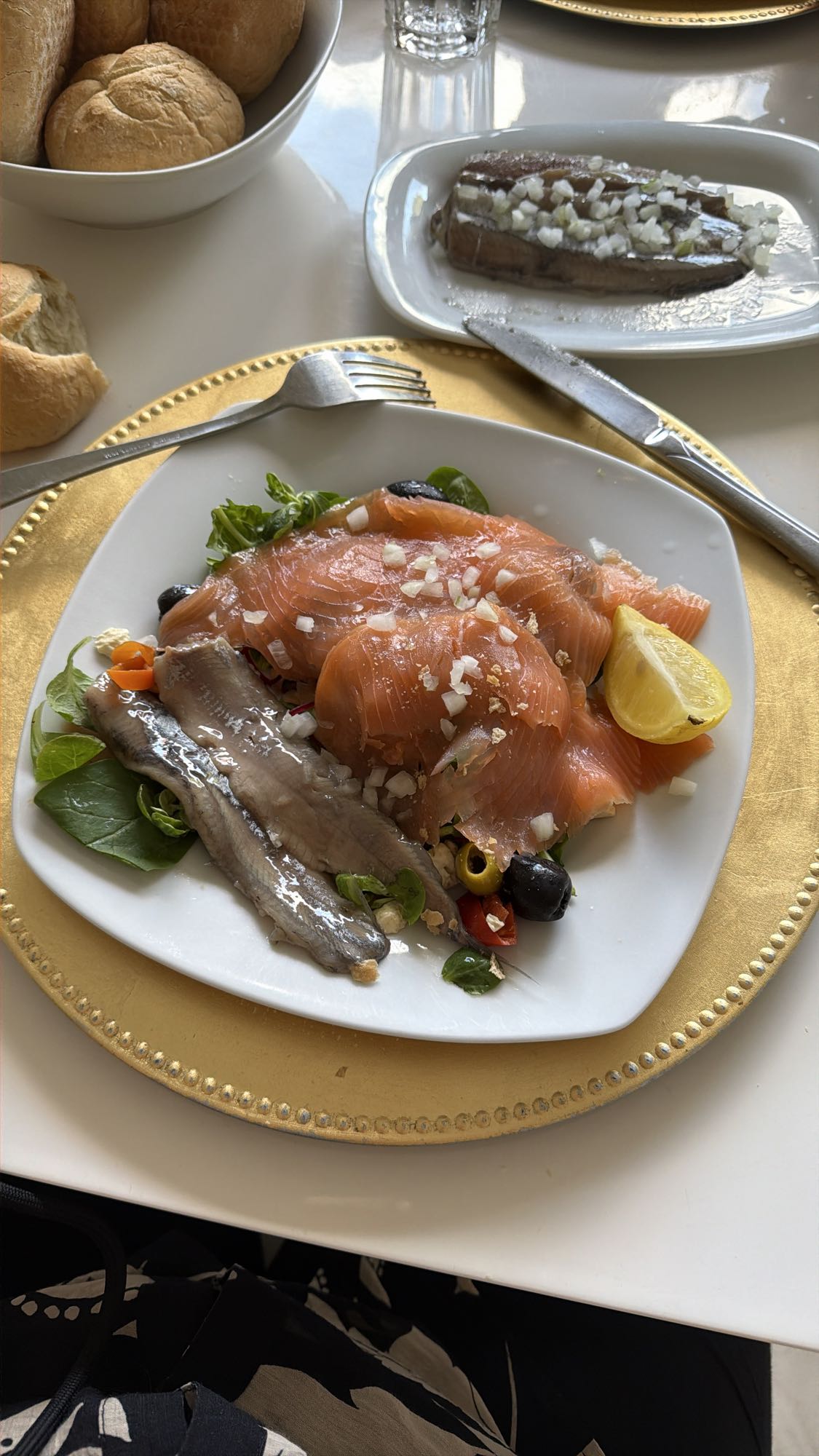 Zalmsalade met haring
