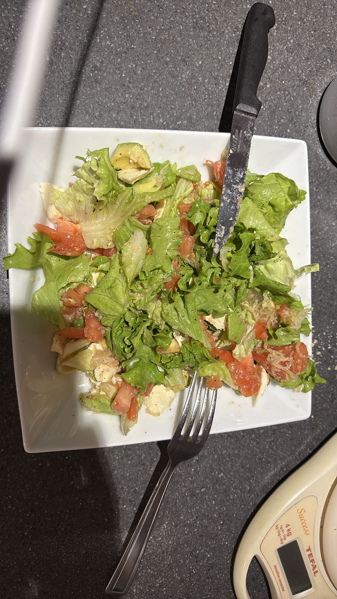 Salade poulet avocat mozzarella