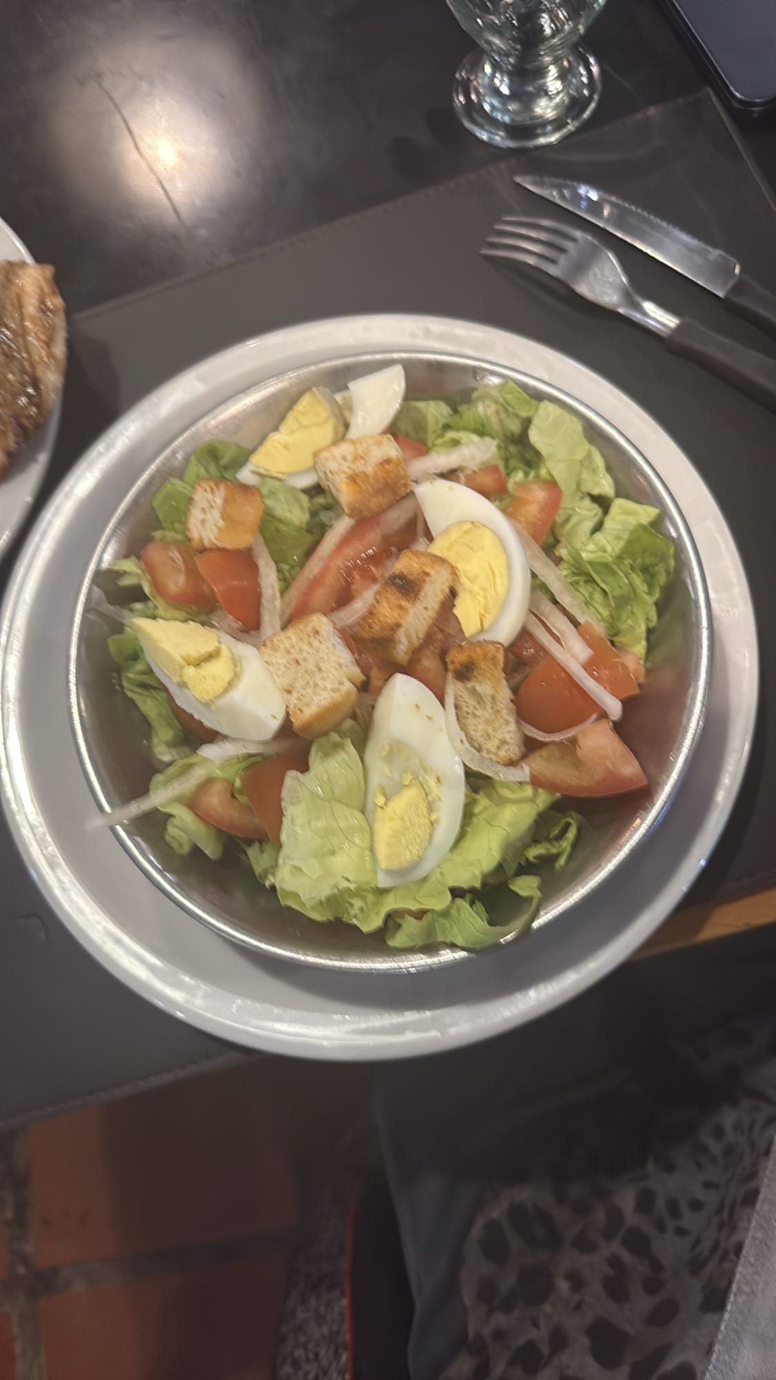 ensalada con huevo
