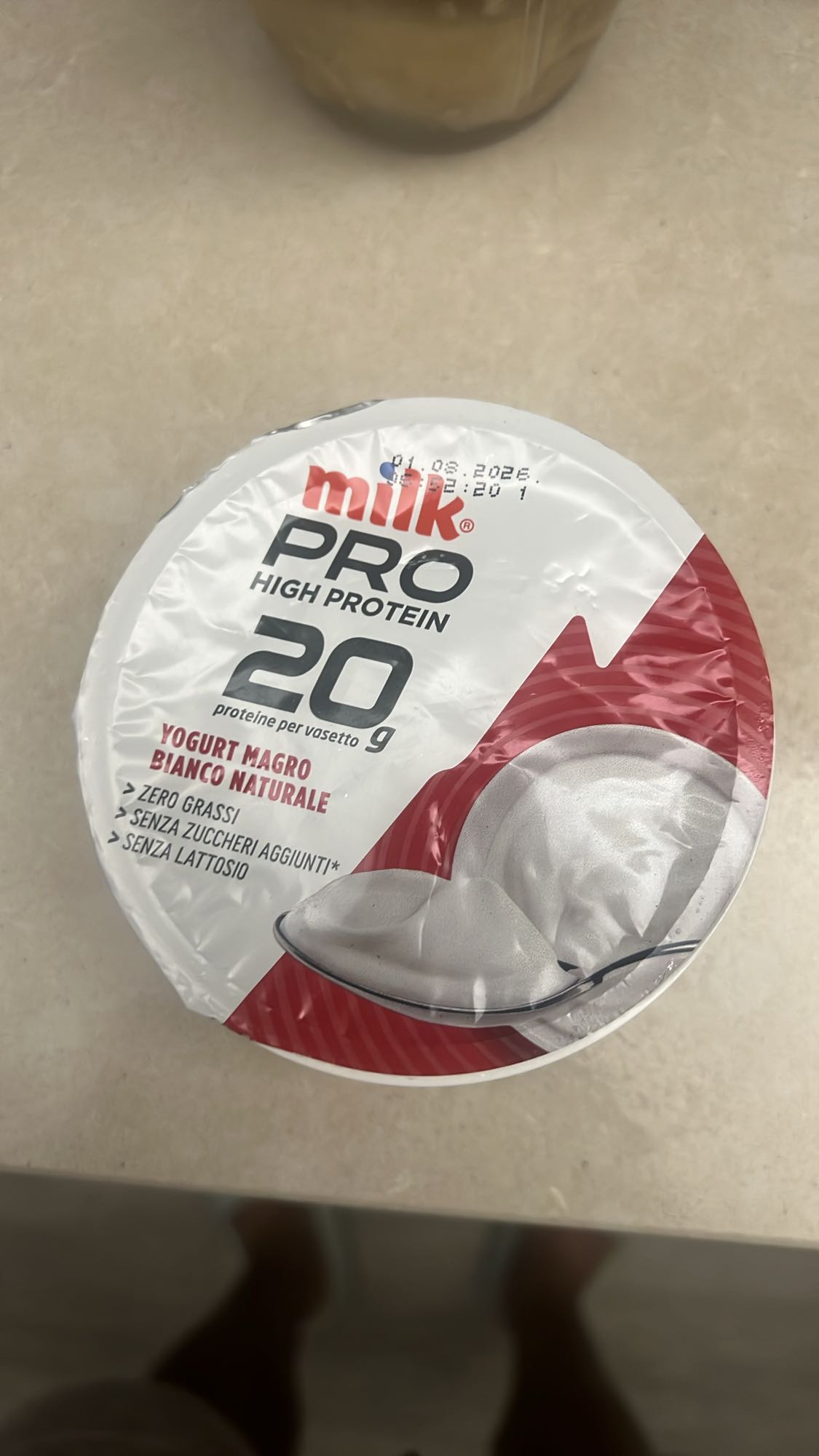 Yogurt proteico bianco