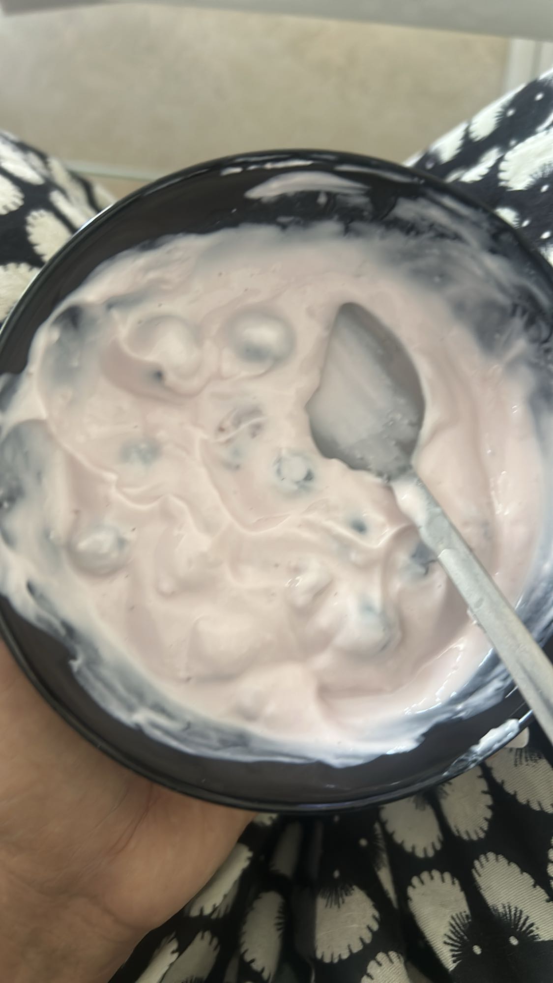 Joghurt mit Blaubeeren