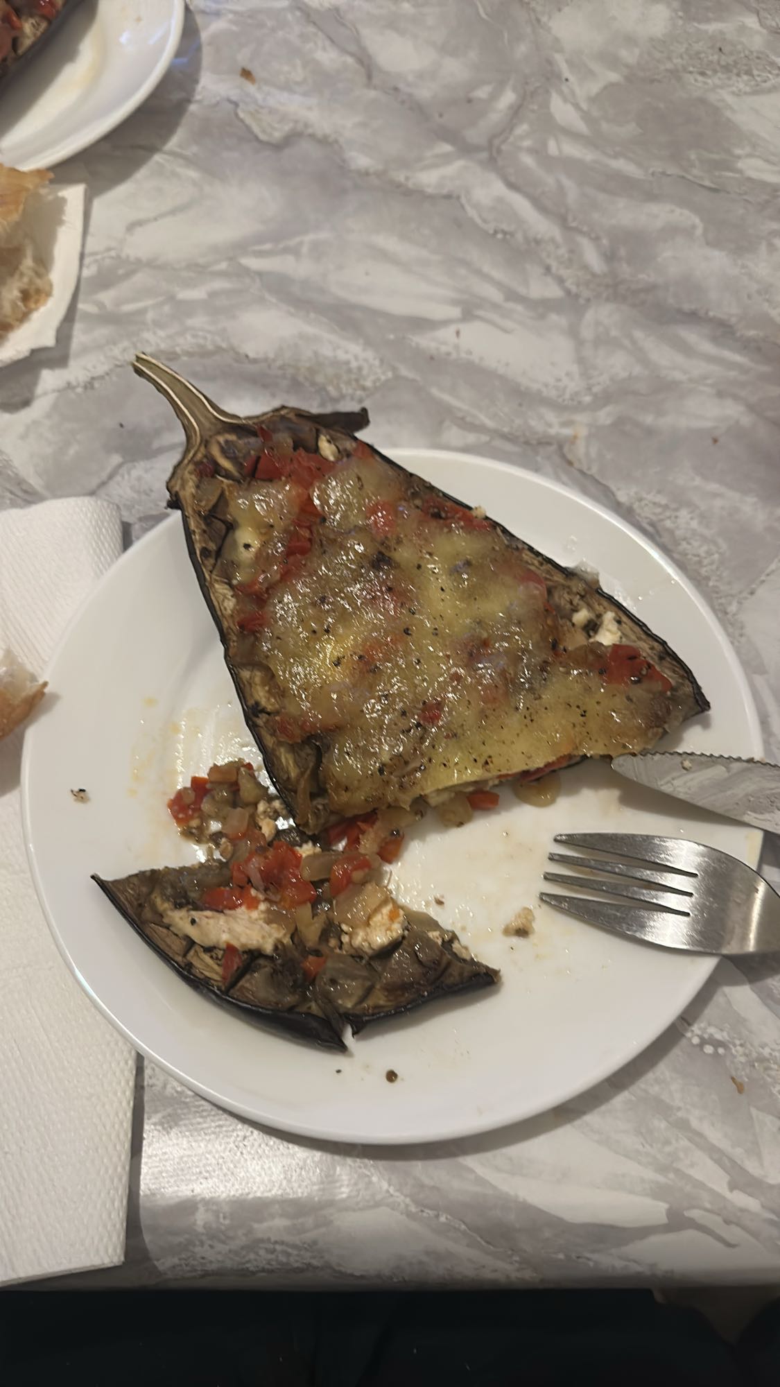 Stuffed Baked Eggplant