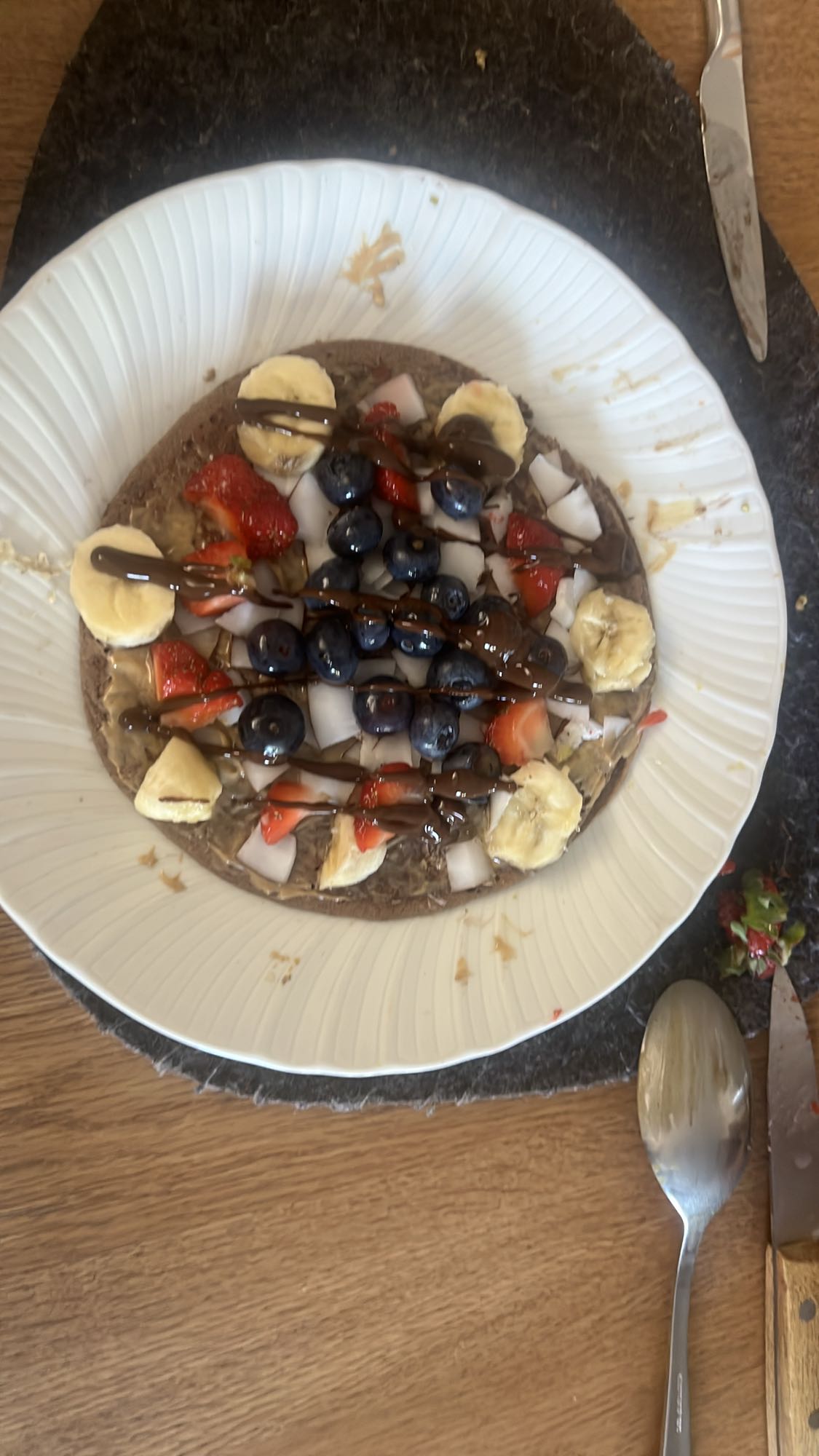 Pancake con frutta