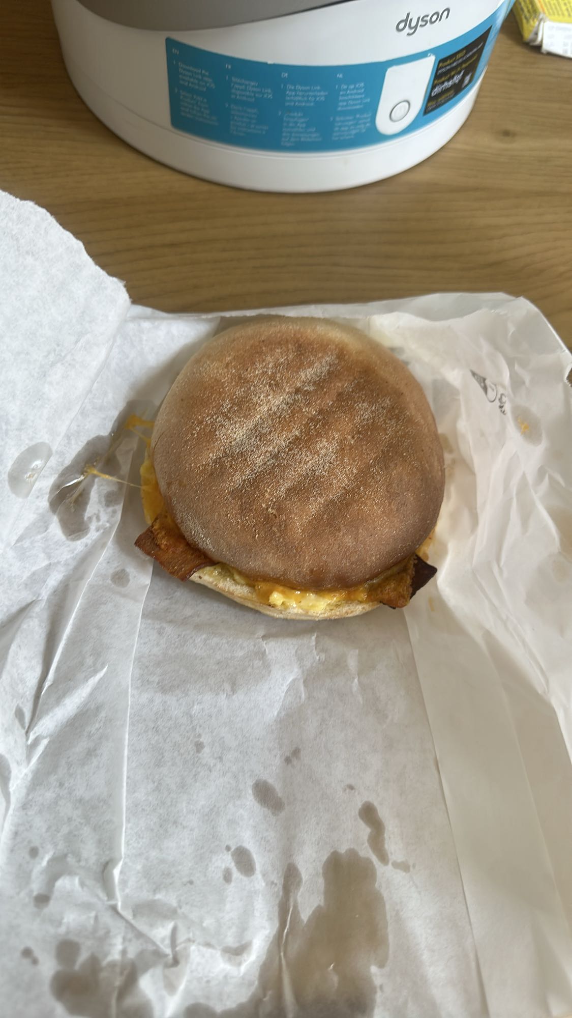 muffin bacon oeuf fromage