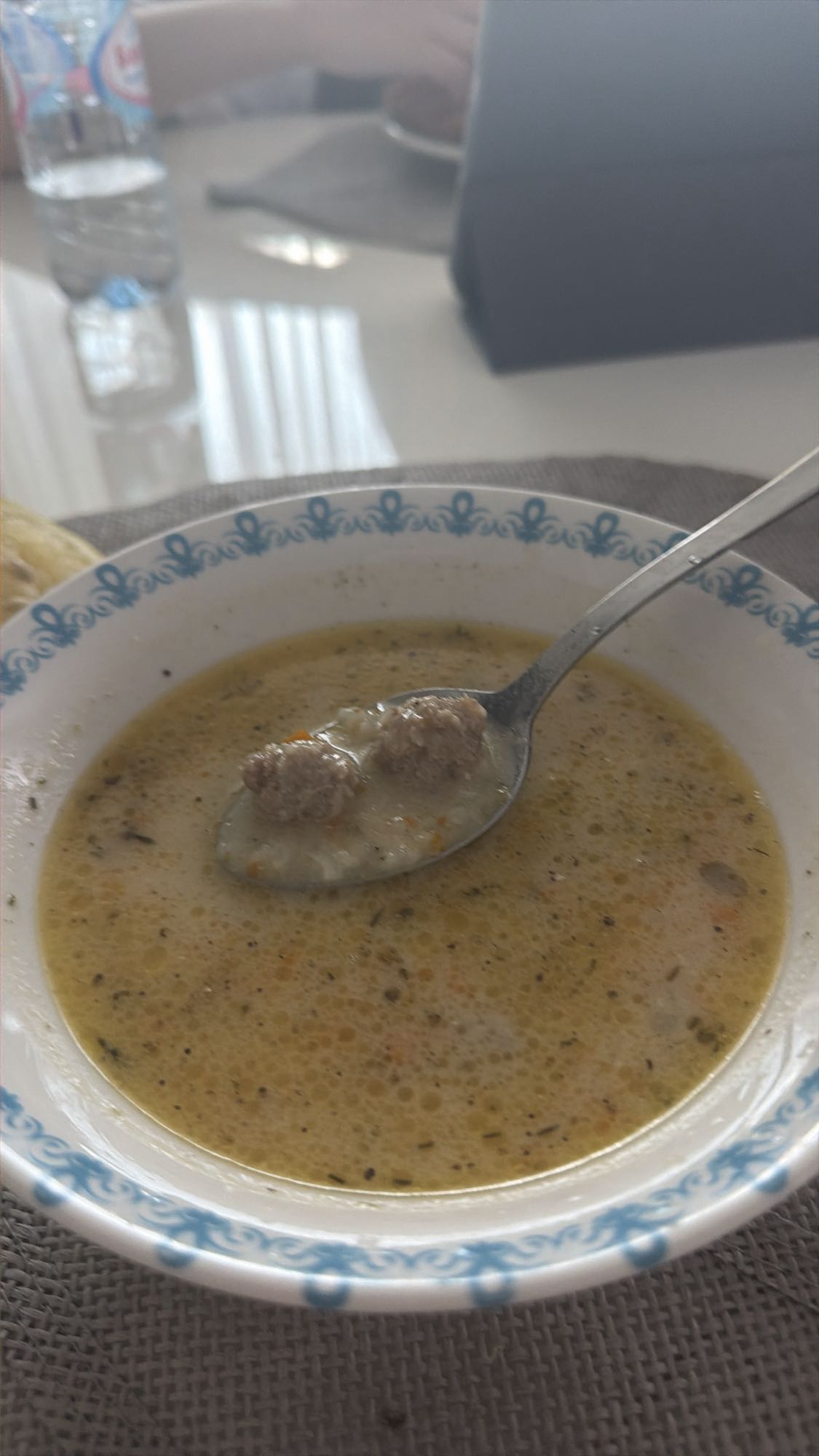 Суп с фрикадельками