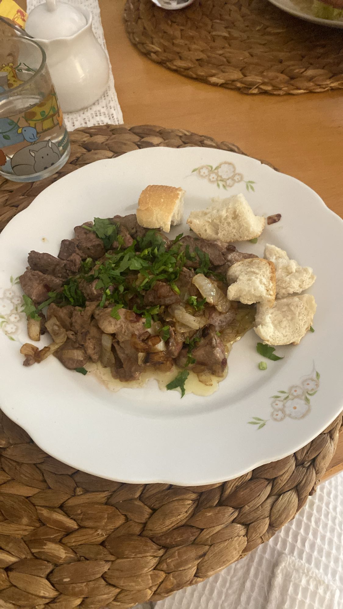 Wątróbka z cebulą