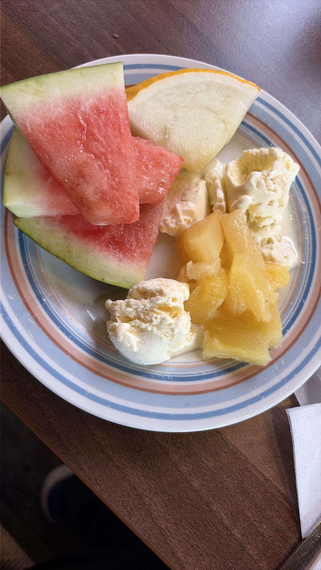 Frukt med glass