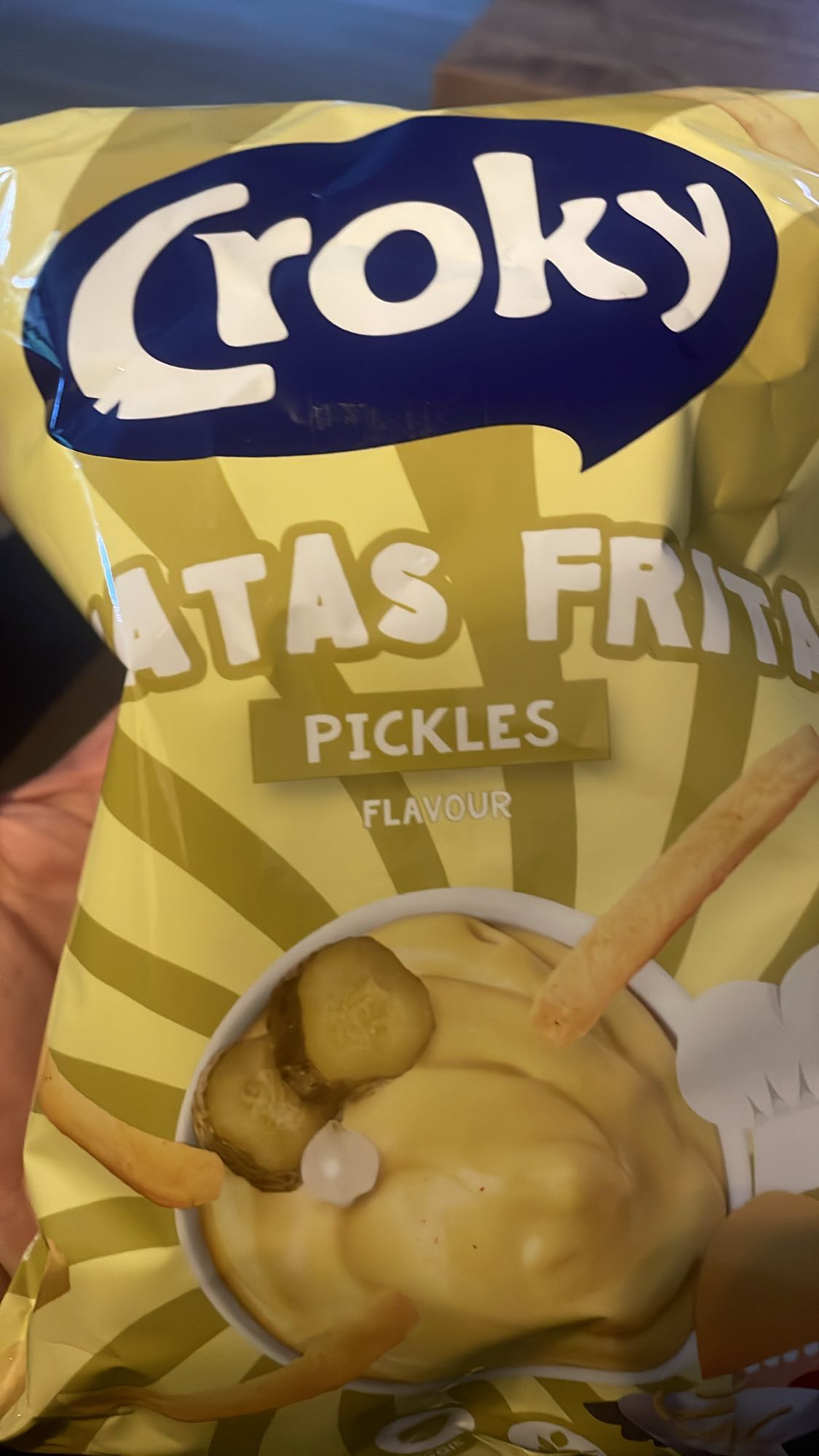 Frietjes augurk smaak