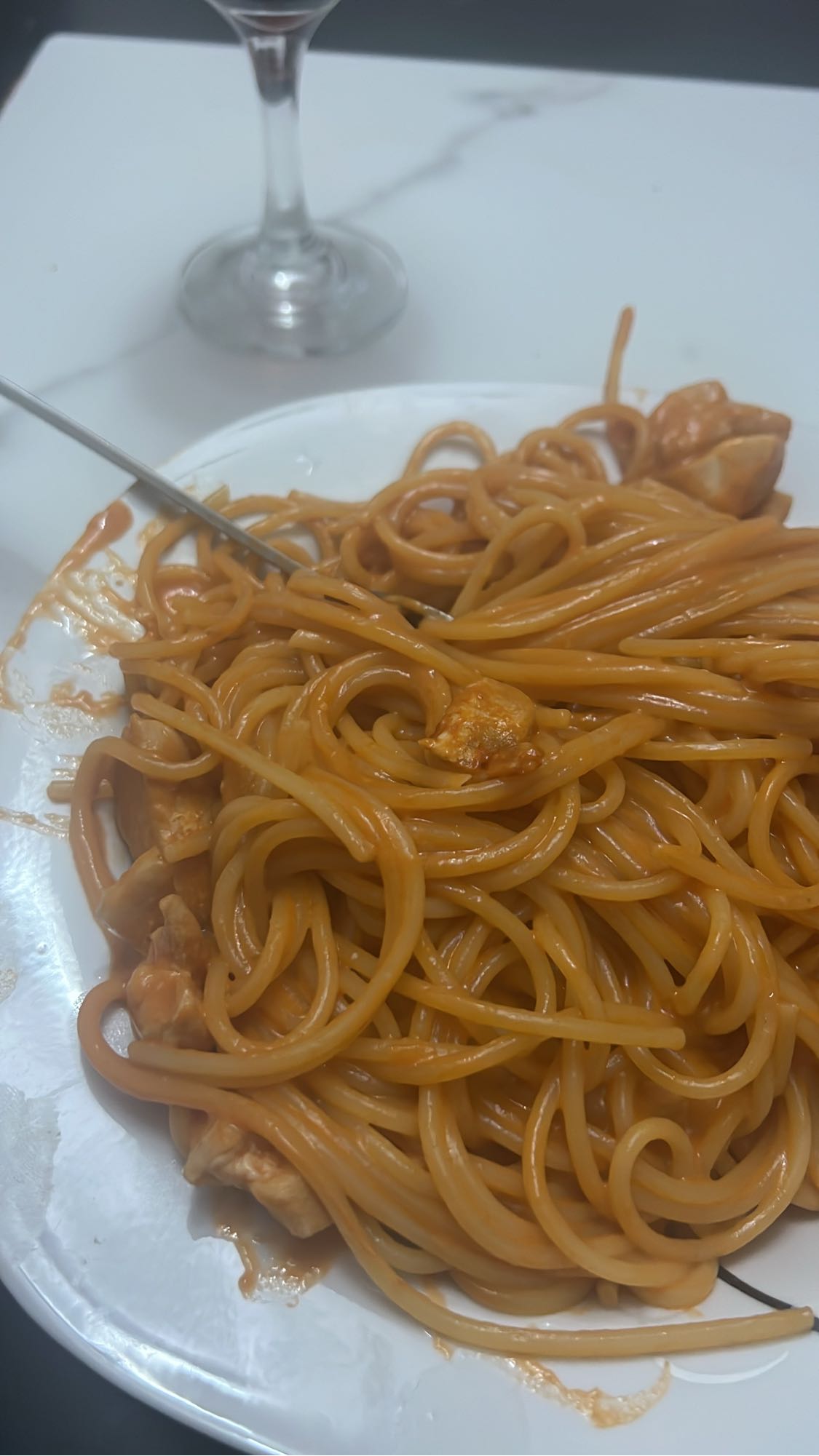 Chicken Tomato Spaghetti