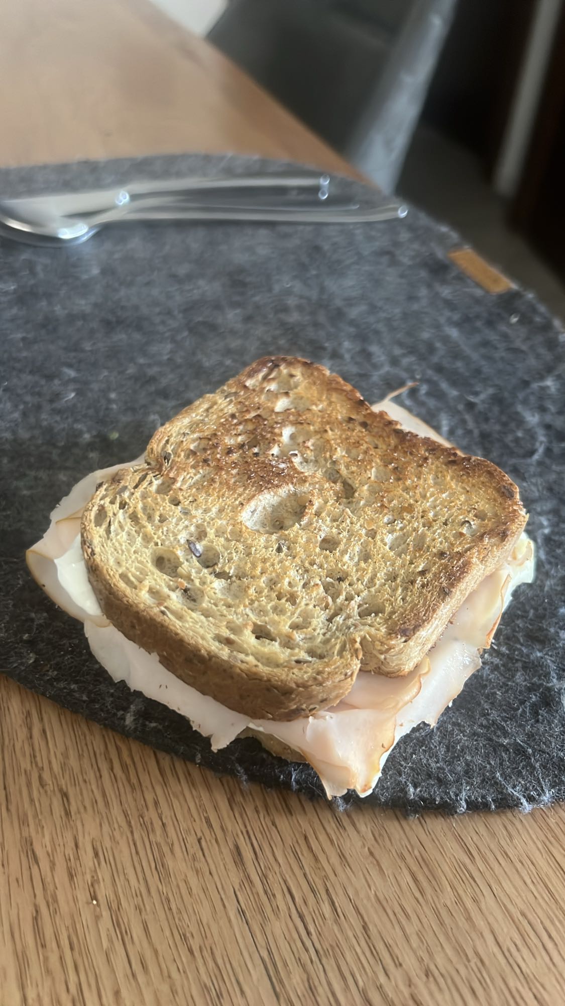 Toast con tacchino