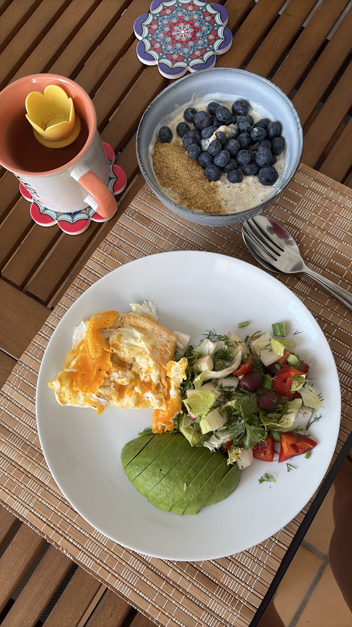 Eggs Oats Fruit Salad