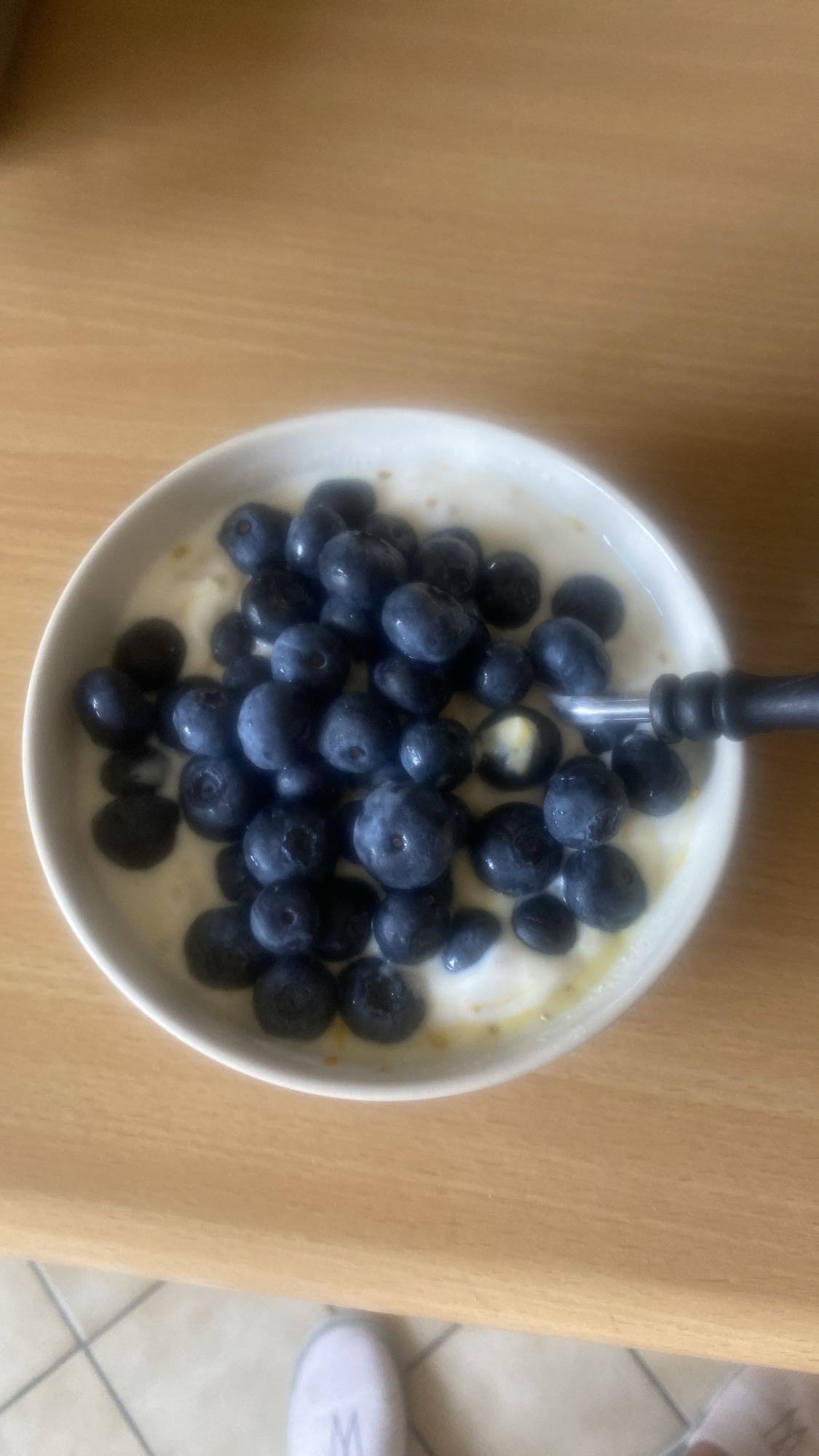 Jogurt z borówkami