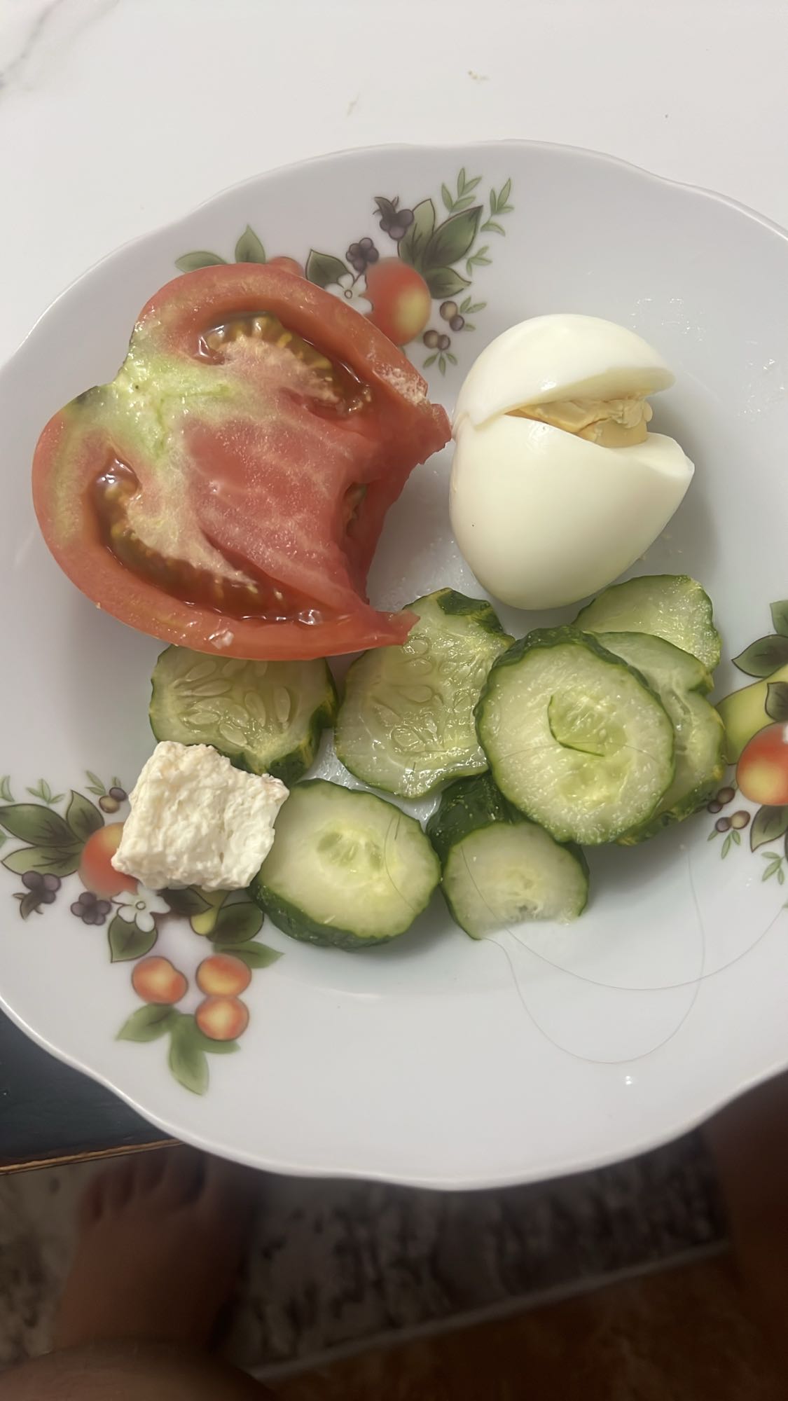 Egg Veg Plate