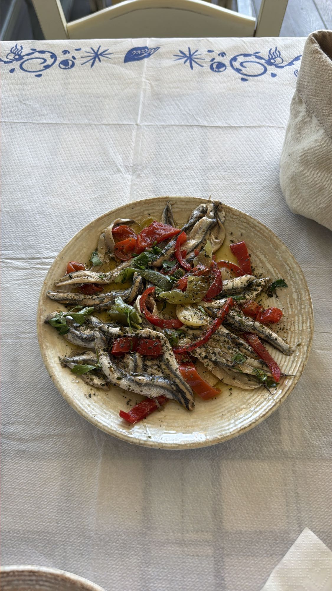 Alici con peperoni